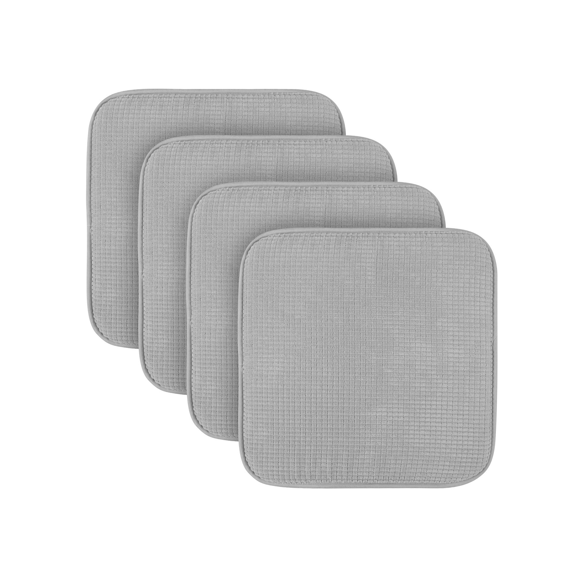 Bestlivings Stuhlkissen Struktur 38x38 cm, verschiedene Farben & Sets, Anti-Rutsch-Rückseite, angenehme Polsterung, für Indoor/Outdoor