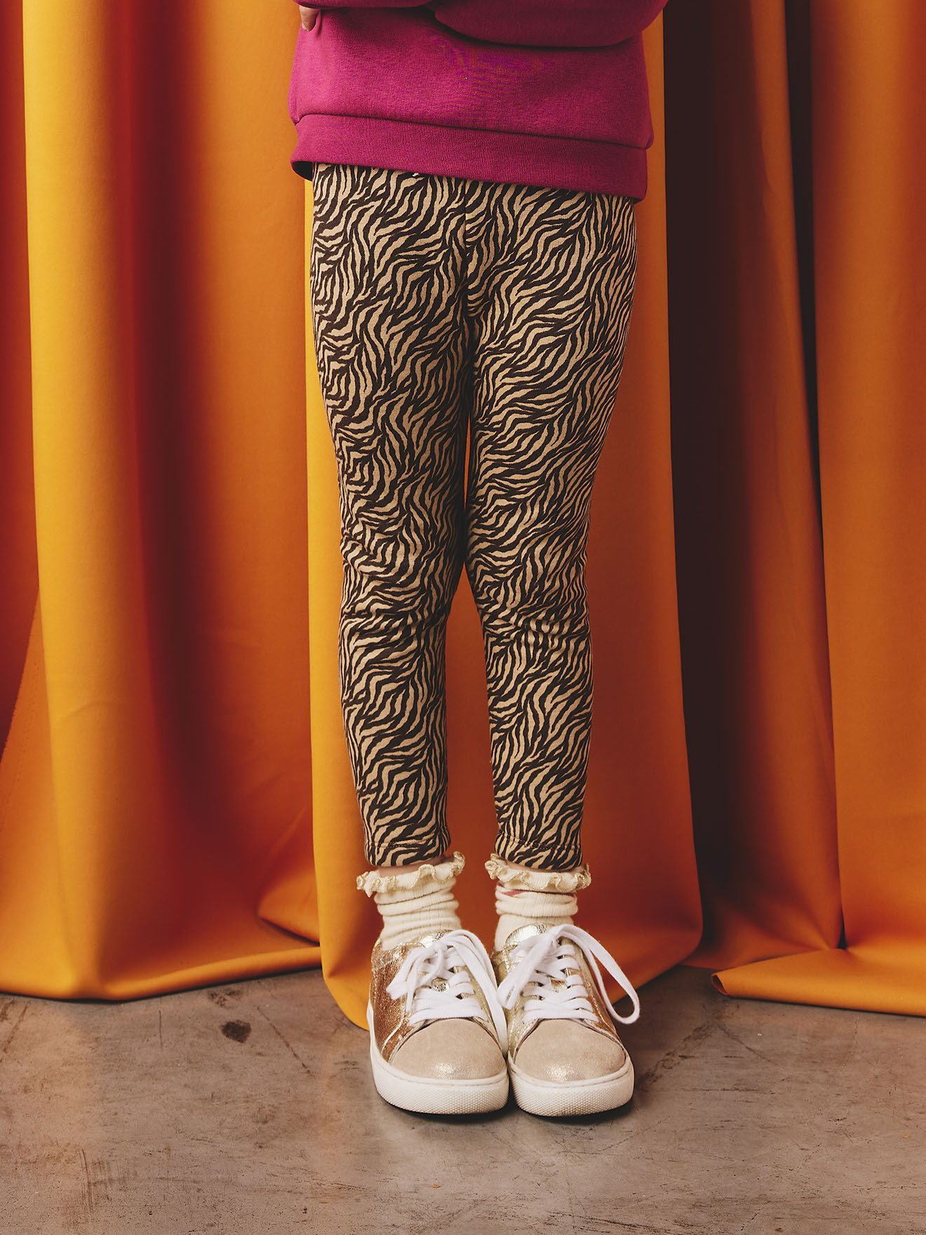 vertbaudet Leggings Mädchen Thermo-Leggings Dehnbund, Regenboegen oder Einhoerner