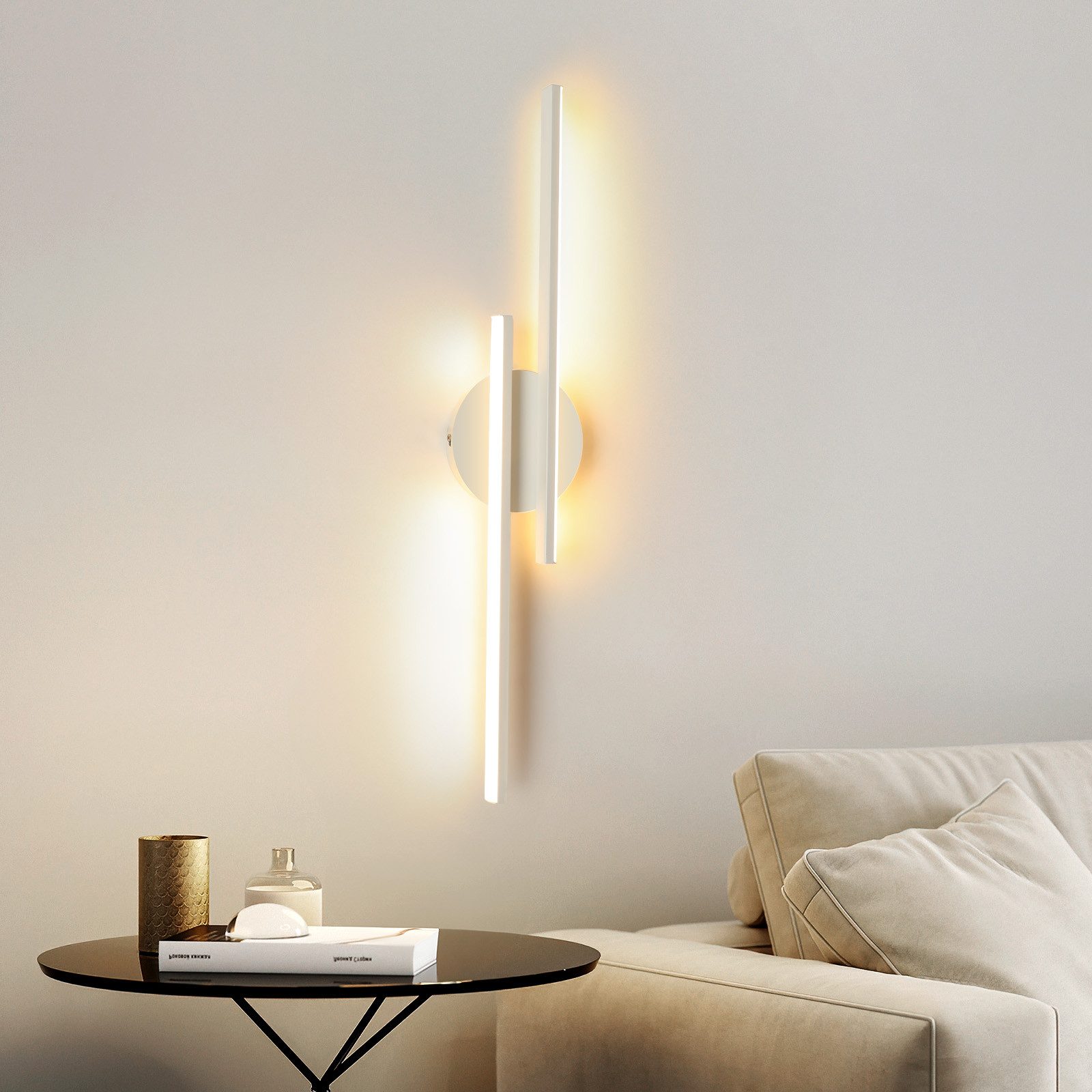Goeco LED Wandleuchte moderne Aluminium-Wandleuchte, 24W, günstig online kaufen