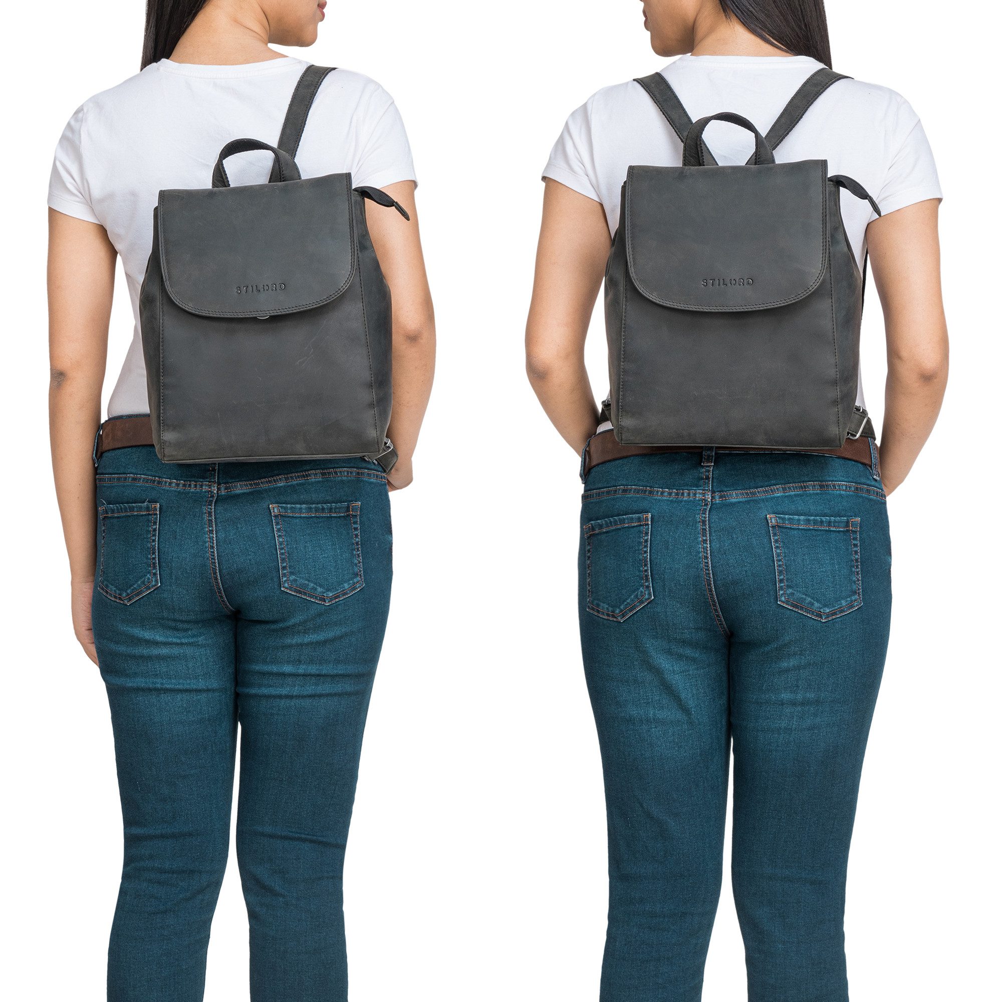 STILORD Cityrucksack STILORD "Hazel" Frauen Rucksack Elegant Leder günstig online kaufen