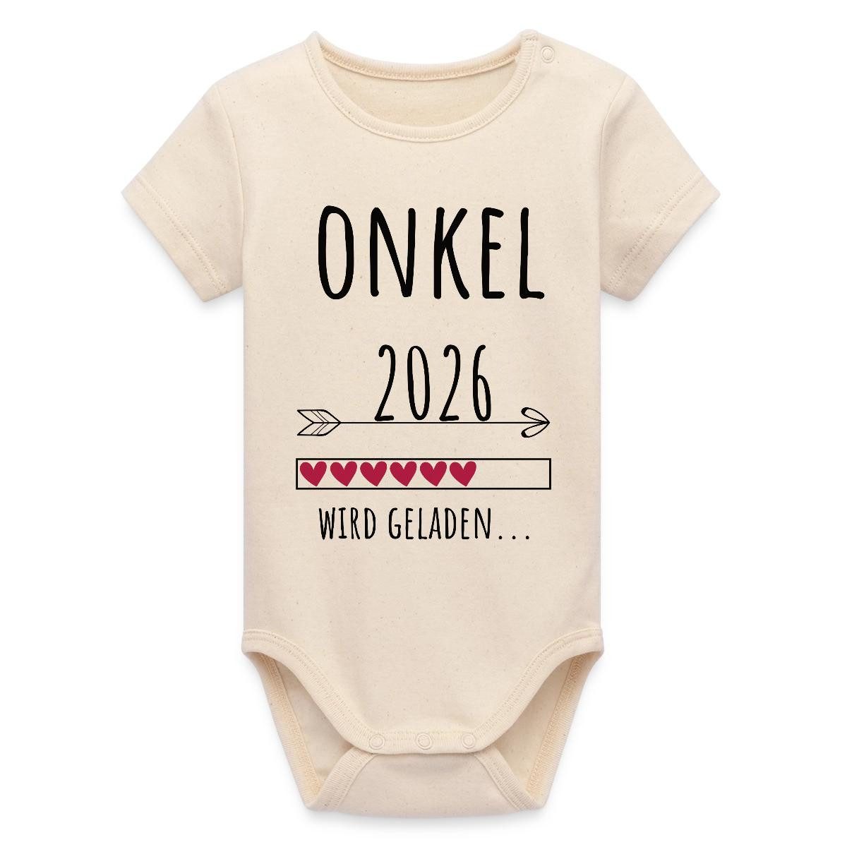Kurzarmbody Onkel 2026, Werdender Onkel Bio Kurzarm Baby Body