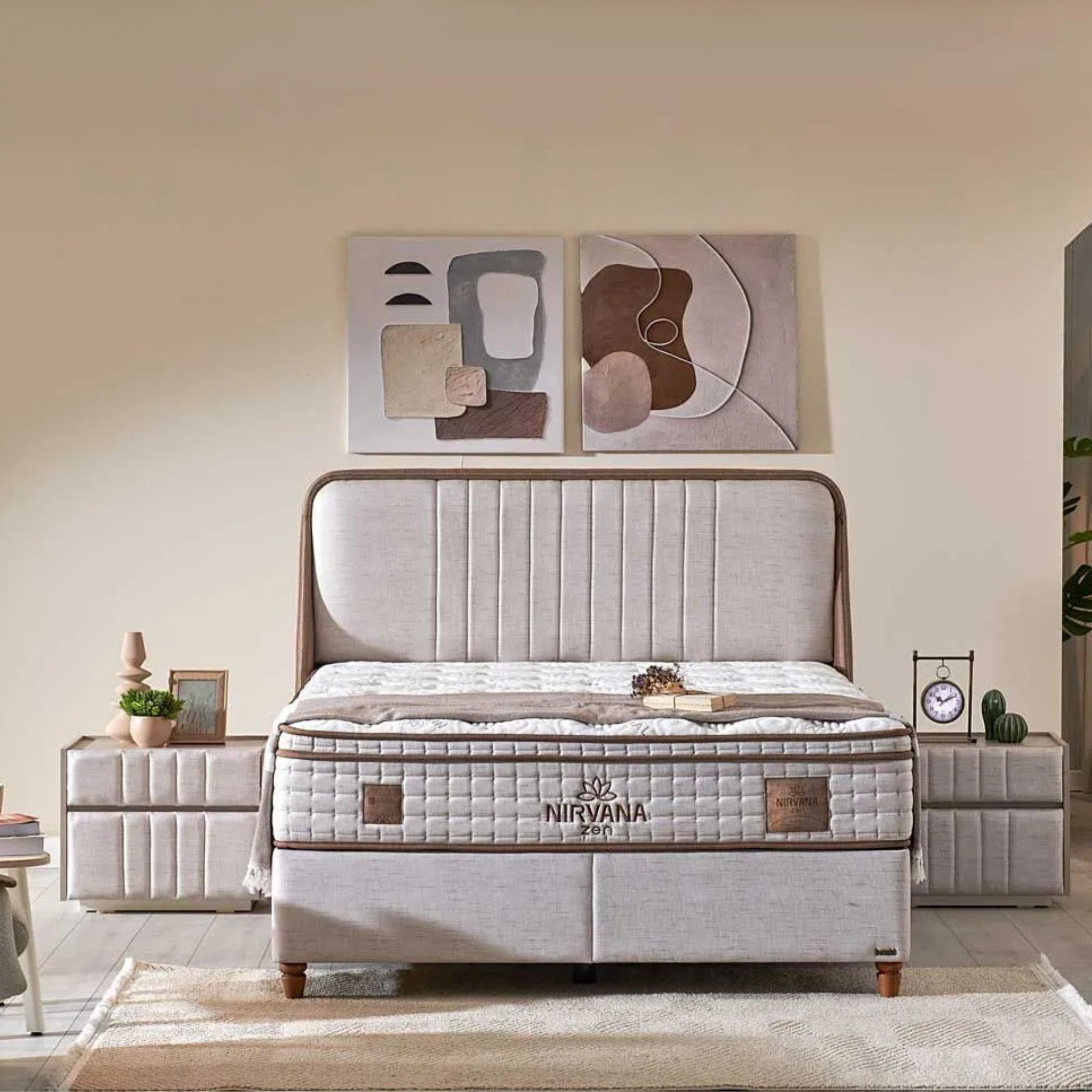 Bambi Boxspringbett mit matratze Bambi Nirvana Zen inkl. Lieferung (Set)