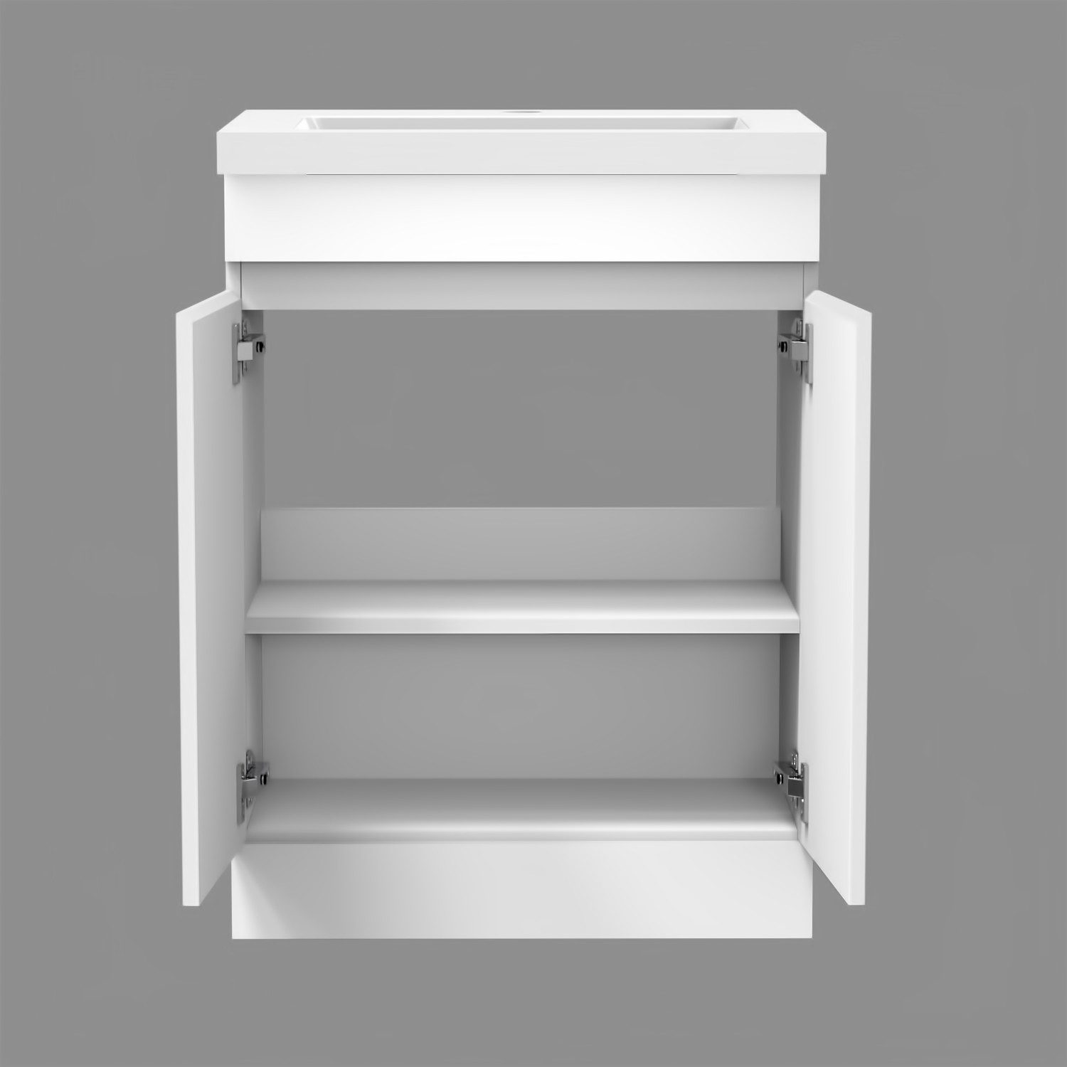 duschspa Waschtisch Badmöbel in 60 cm Standschrank – Bild 5 von 5