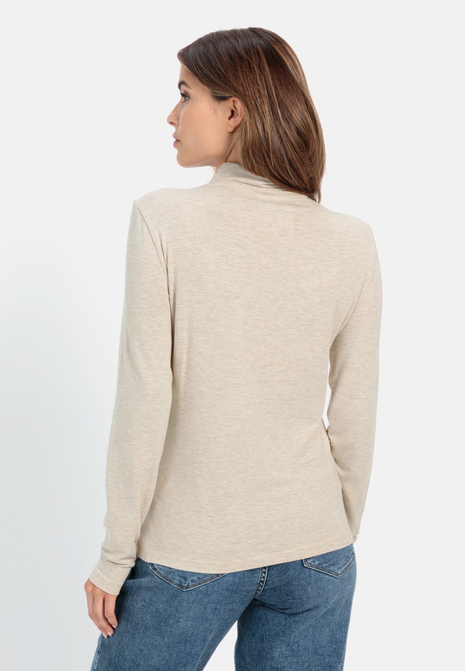 camel active Langarmshirt mit Rollkragen Langarm Rollkragen günstig online kaufen