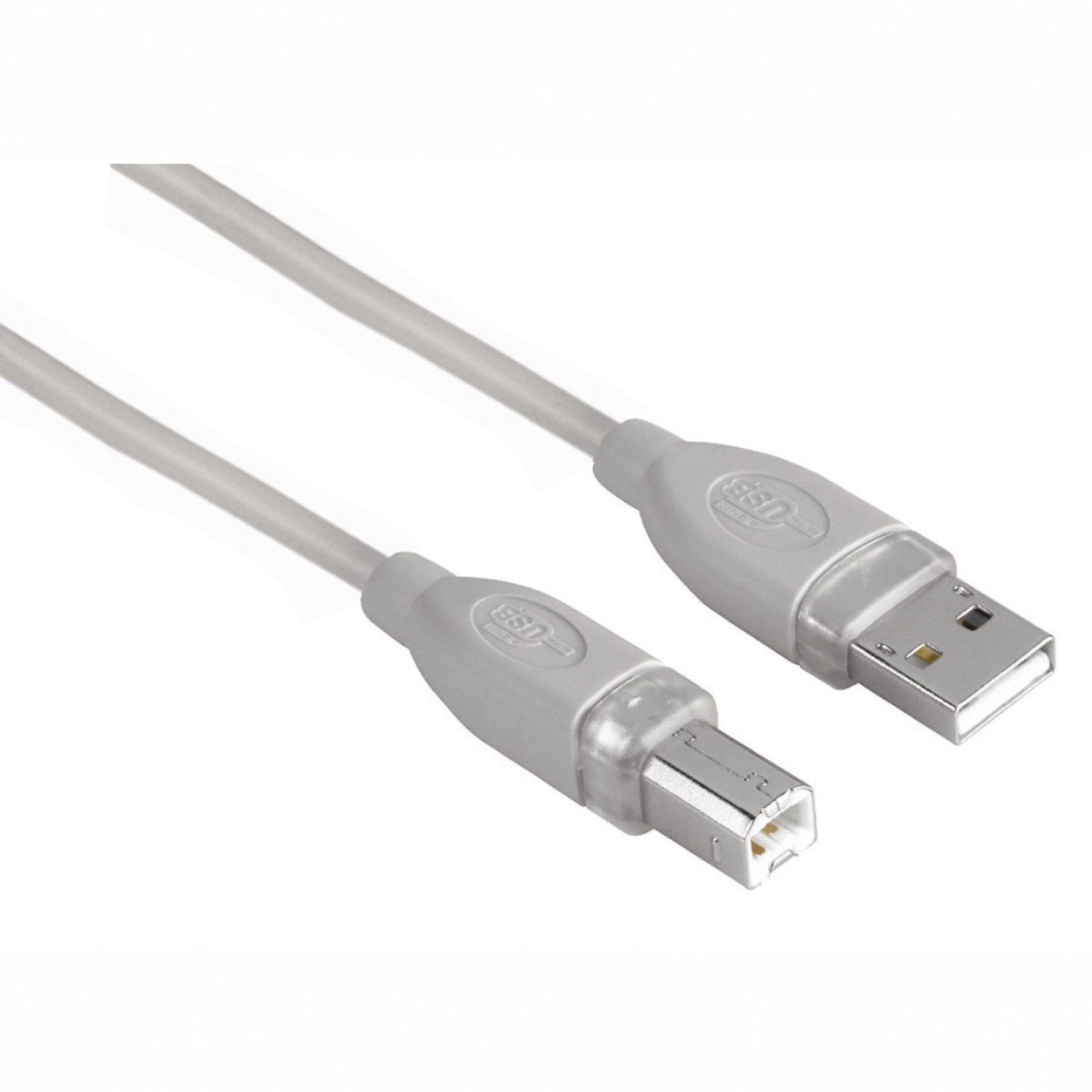 Hama 7,5m USB-Kabel Anschlusskabel USB 2.0 Grau USB-Kabel, USB Typ A,USB Typ A, Keine (750 cm), USB 2.0 für PC Notebook Drucker Scanner externe Festplatte HDD