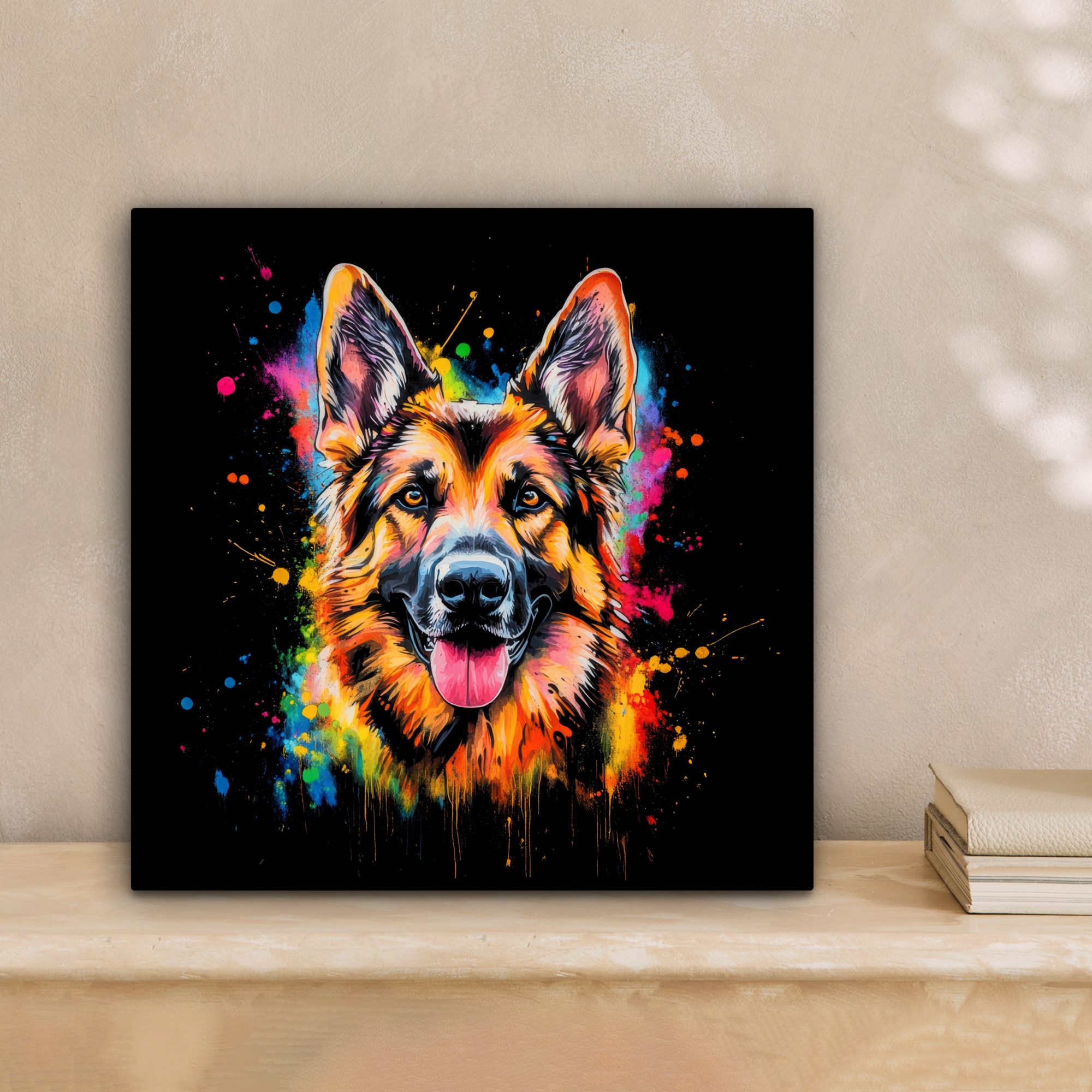 OneMillionCanvasses® Leinwandbild Graffiti - Tiere - günstig online kaufen
