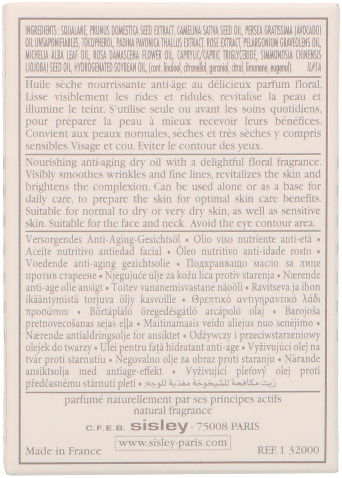 sisley Gesichtsöl Black Rose Precious Face Oil, Samtiges Anti-Aging Trockenöl für die trockene oder reife Haut.