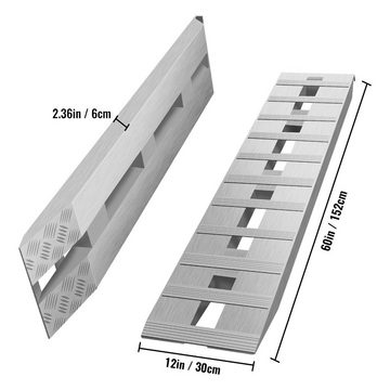 VEVOR Auffahrrampe 2 Stk. ATV-Rampen Laderampen 6000 lbs / 2722 kg 16 Zoll / 406 mm