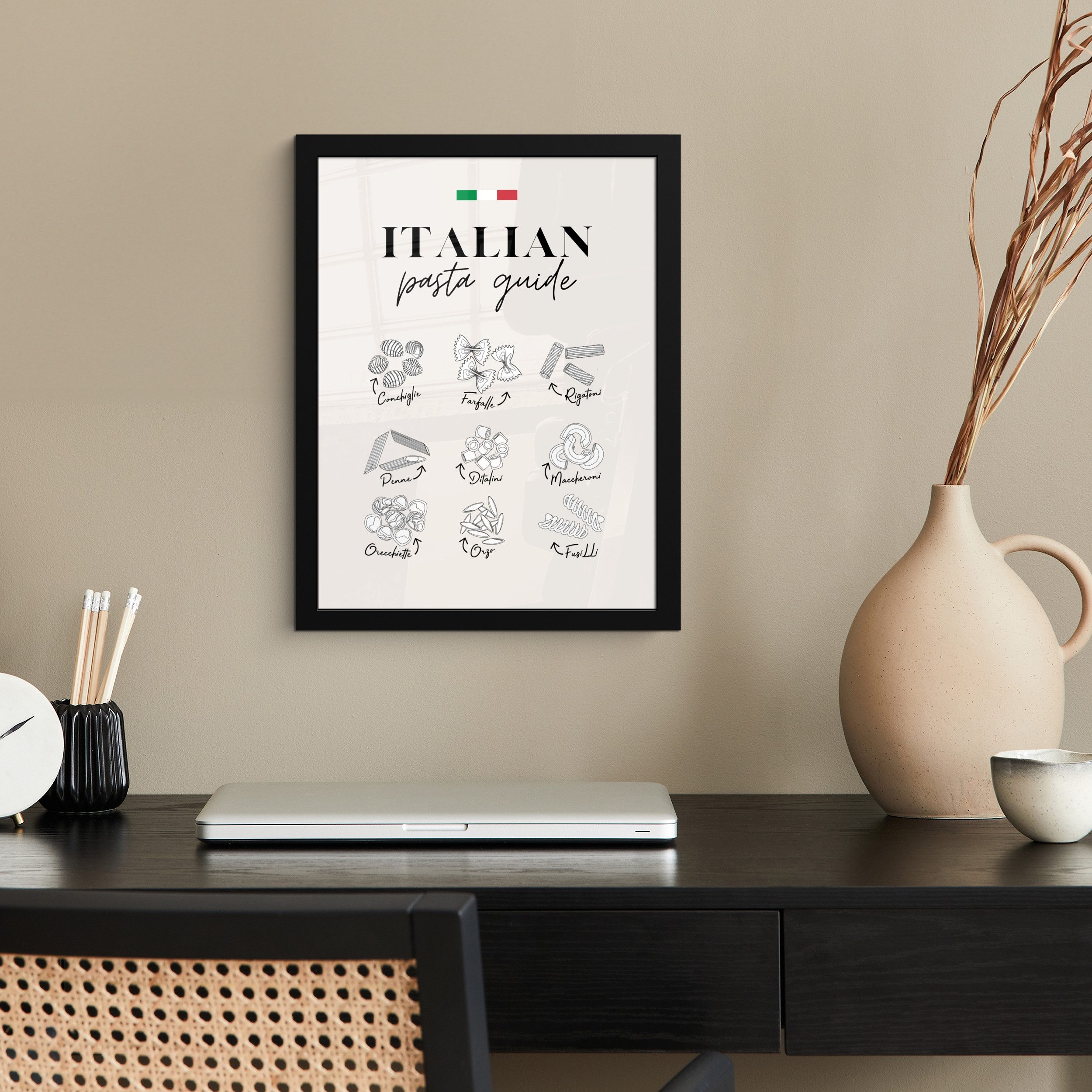 MuchoWow Poster Nudelarten - Italien - günstig online kaufen