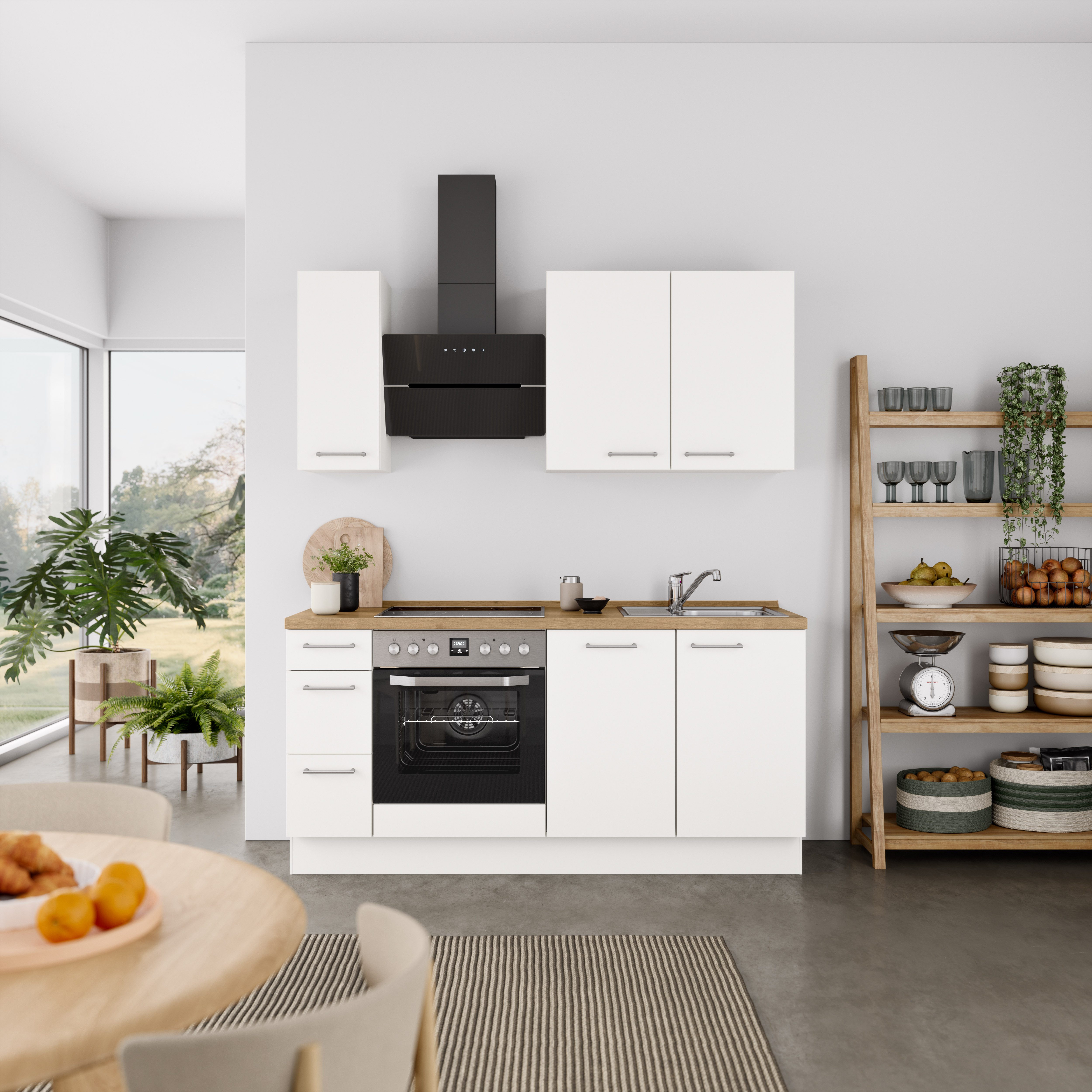 nobilia® Küchenzeile "Laser II", Ausrichtung wählbar, Breite 180 cm, vormon günstig online kaufen