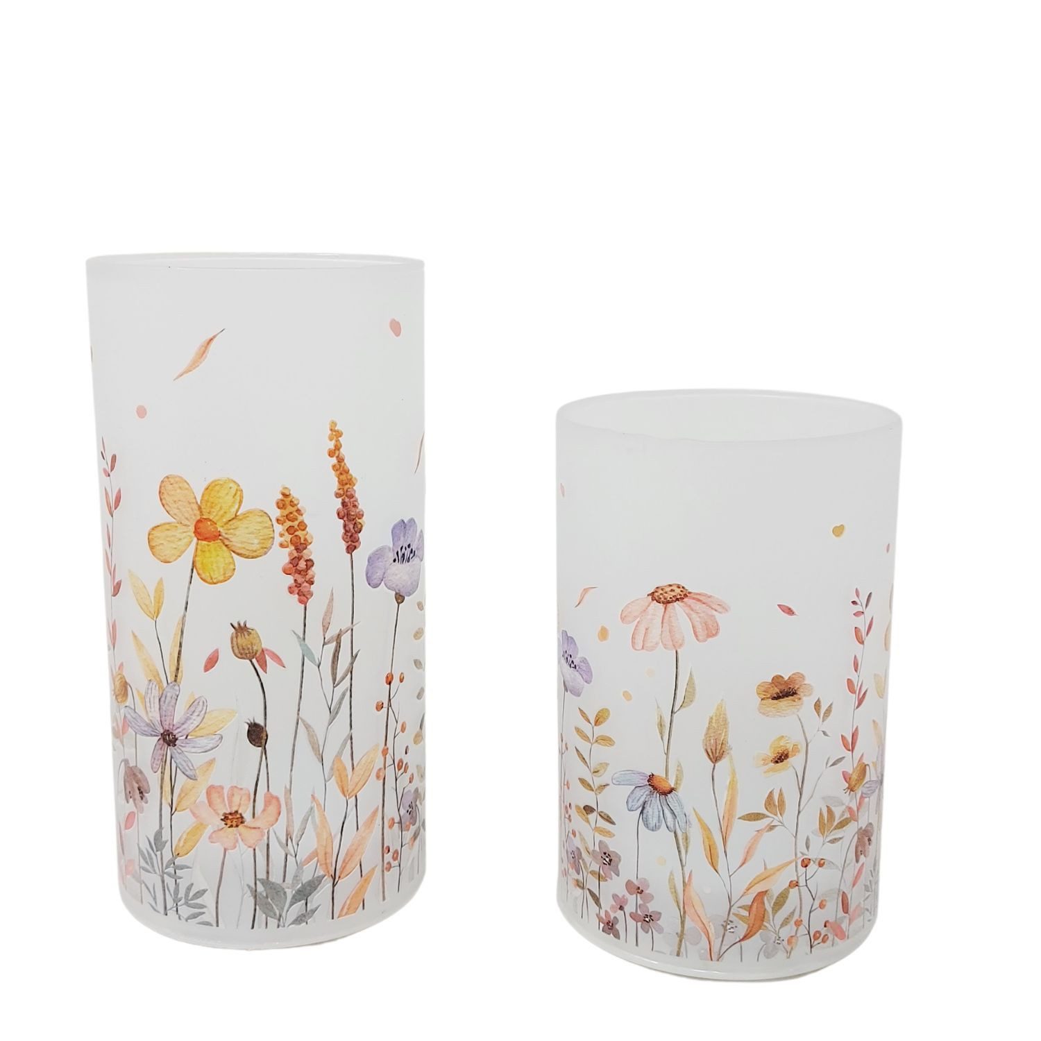 formano LED Tischleuchte Wiesenblumen, LED-Lichterkette, mit Timer, Mehrfarbig, Blumenwiese, H: 18cm