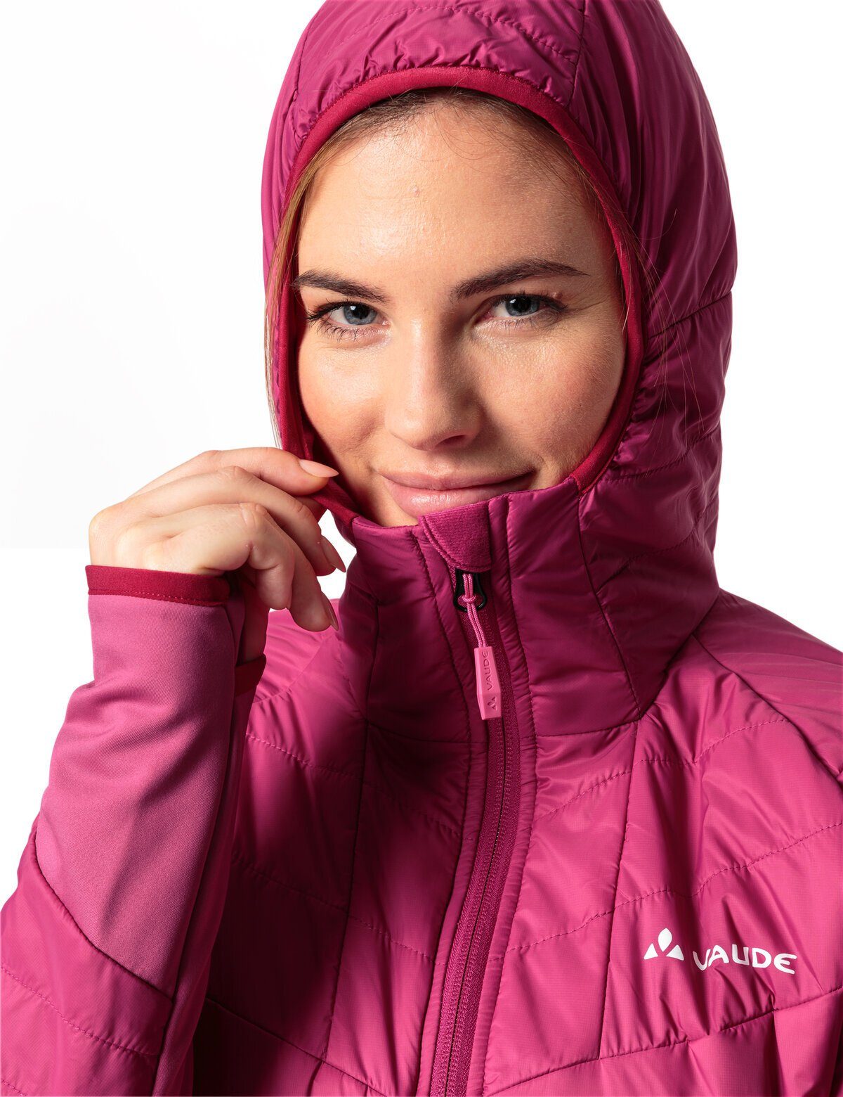 (1-St) Outdoorjacke rich Women's kompensiert Jacket pink VAUDE Klimaneutral IV Sesvenna
