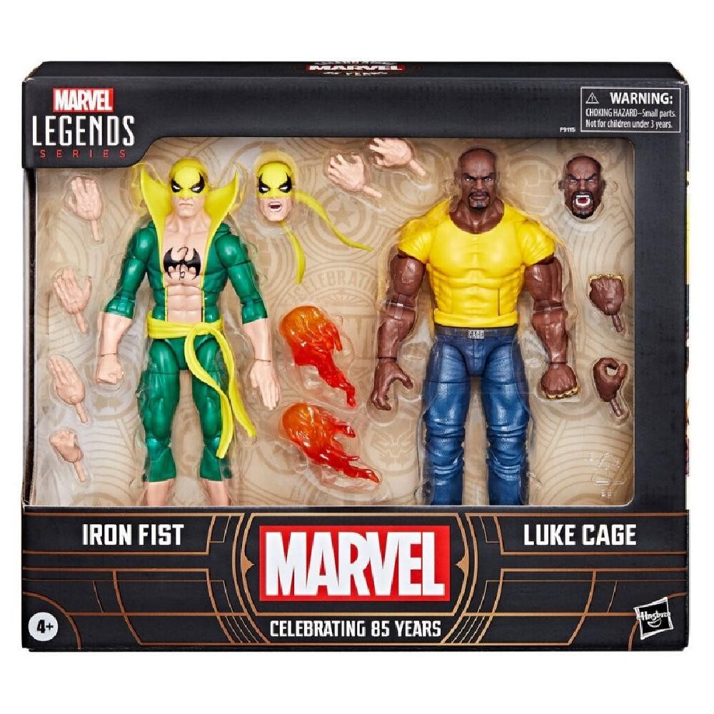 Hasbro Actionfigur Marvel Celebrating 65 Years Iron Fist & Luke Cage pack Figurs 15cm