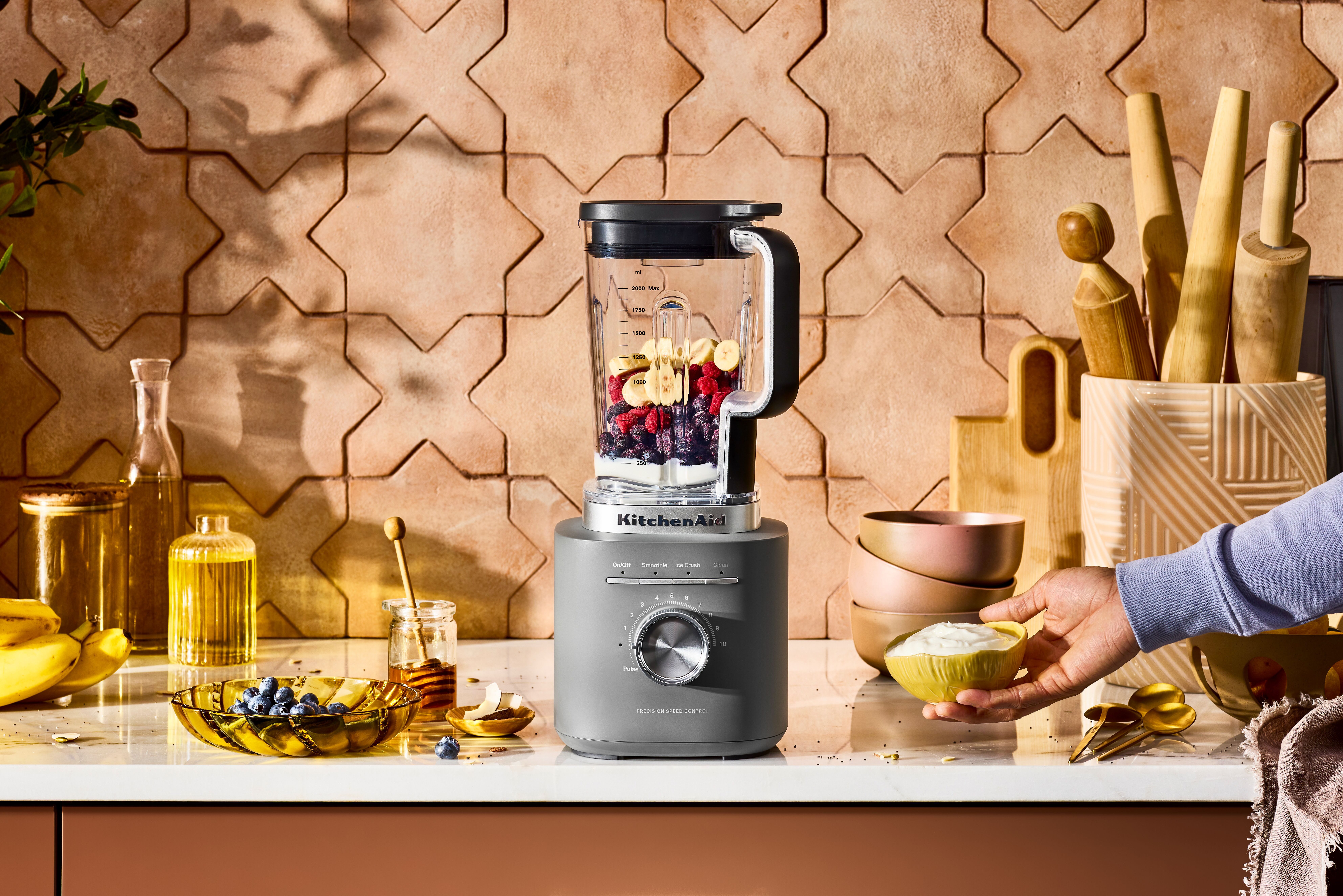 KitchenAid Настольные миксеры 5KSB2073EDG, Charcoal Grey, 1200 W