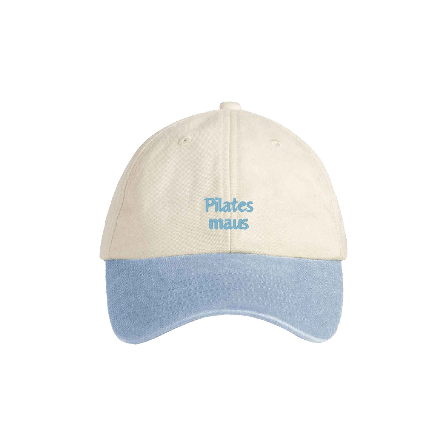 SWFD Baseball Cap Pilates Maus Two-Tone Kappe beige/blau - 1 Stück