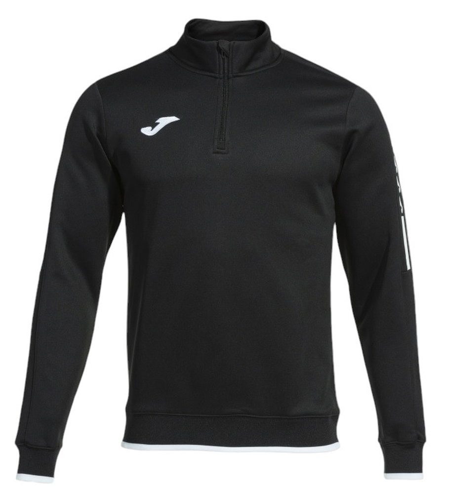 Joma Sweatshirt Pullover Olimpiada (Half-Zip, 100% Polyester) schwarz Herren