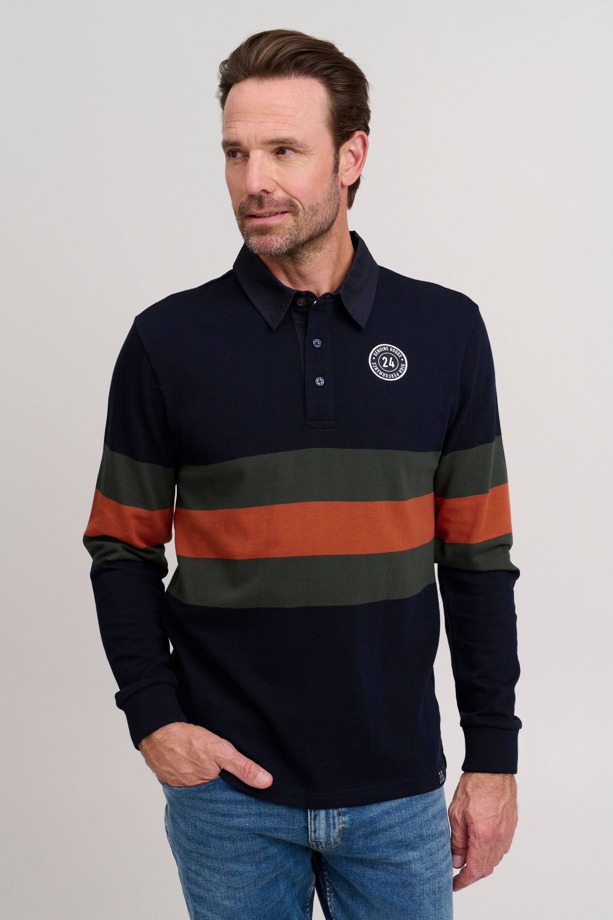 Langarm-Poloshirt FQMikkael