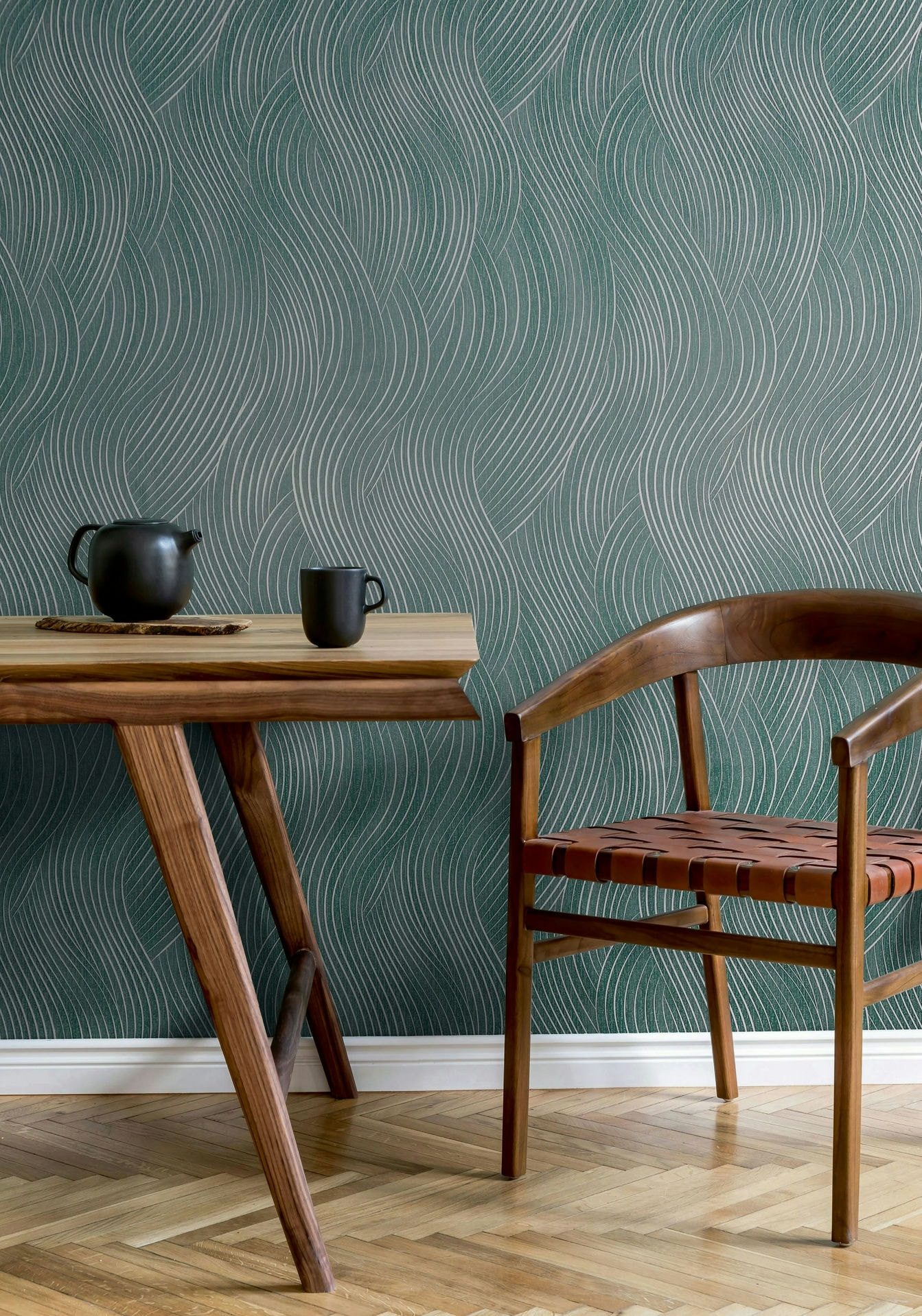 Marburg Vliestapete Tapete Wavy Stripes, geprägt, geometrisch, moderne Vlie günstig online kaufen