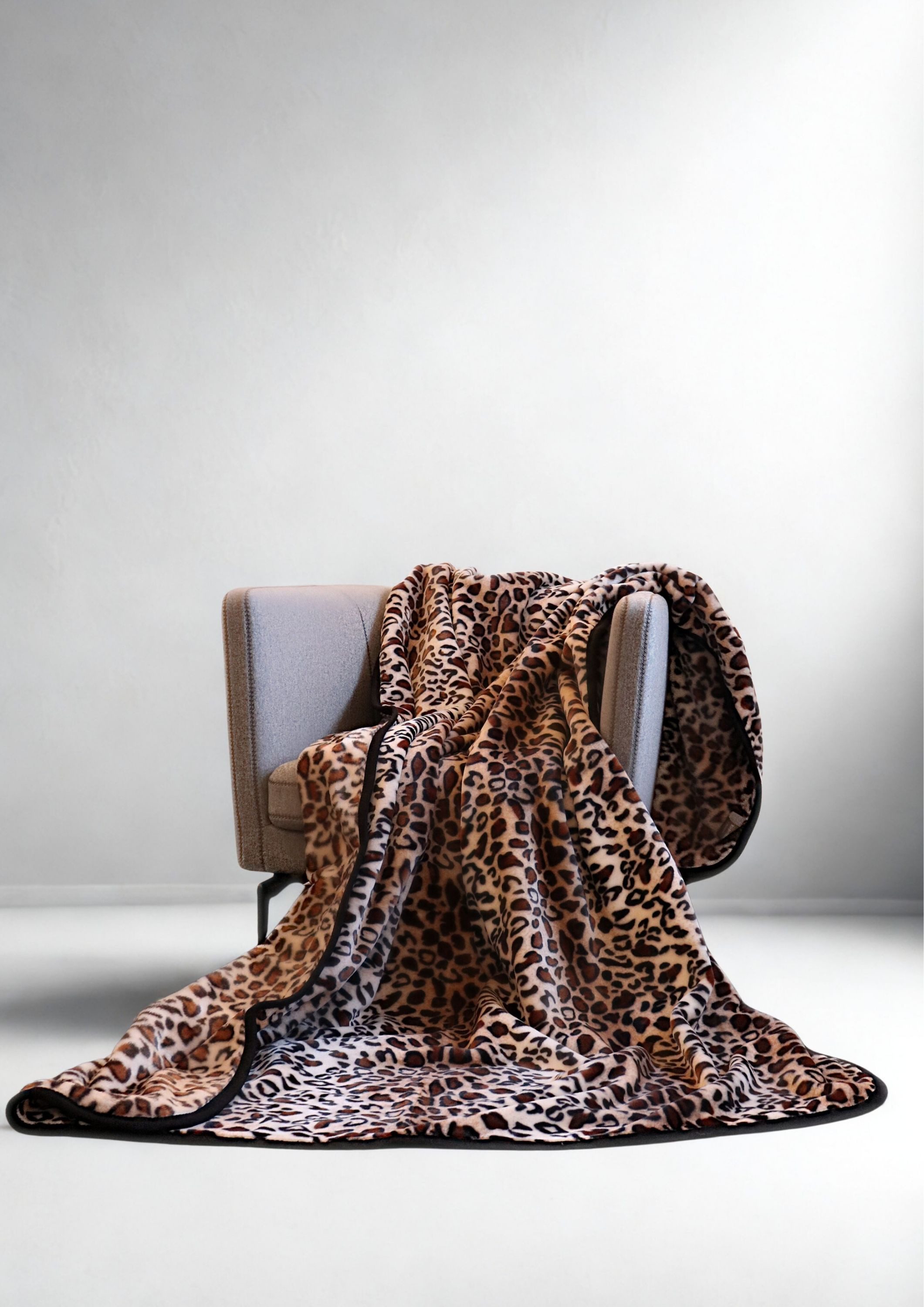 Wohndecke Deluxe, Biederlack, Modisches Leopardenmuster