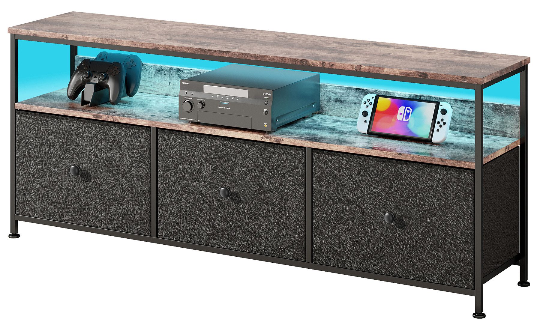 FUROKOY Sideboard Lowboard im wohnzimmer Fernsehschrank günstig online kaufen