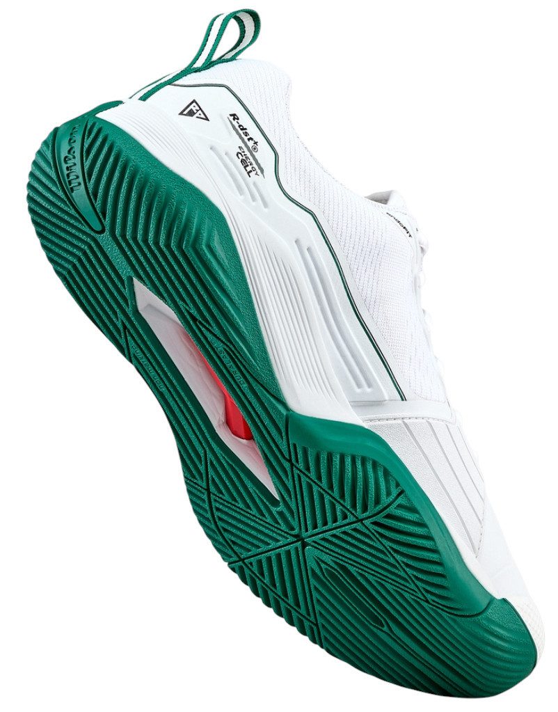 Wilson Rush Pro 4.5 Allcourt (Stabilität) 2025 weiss/grün Herren Tennisschuh