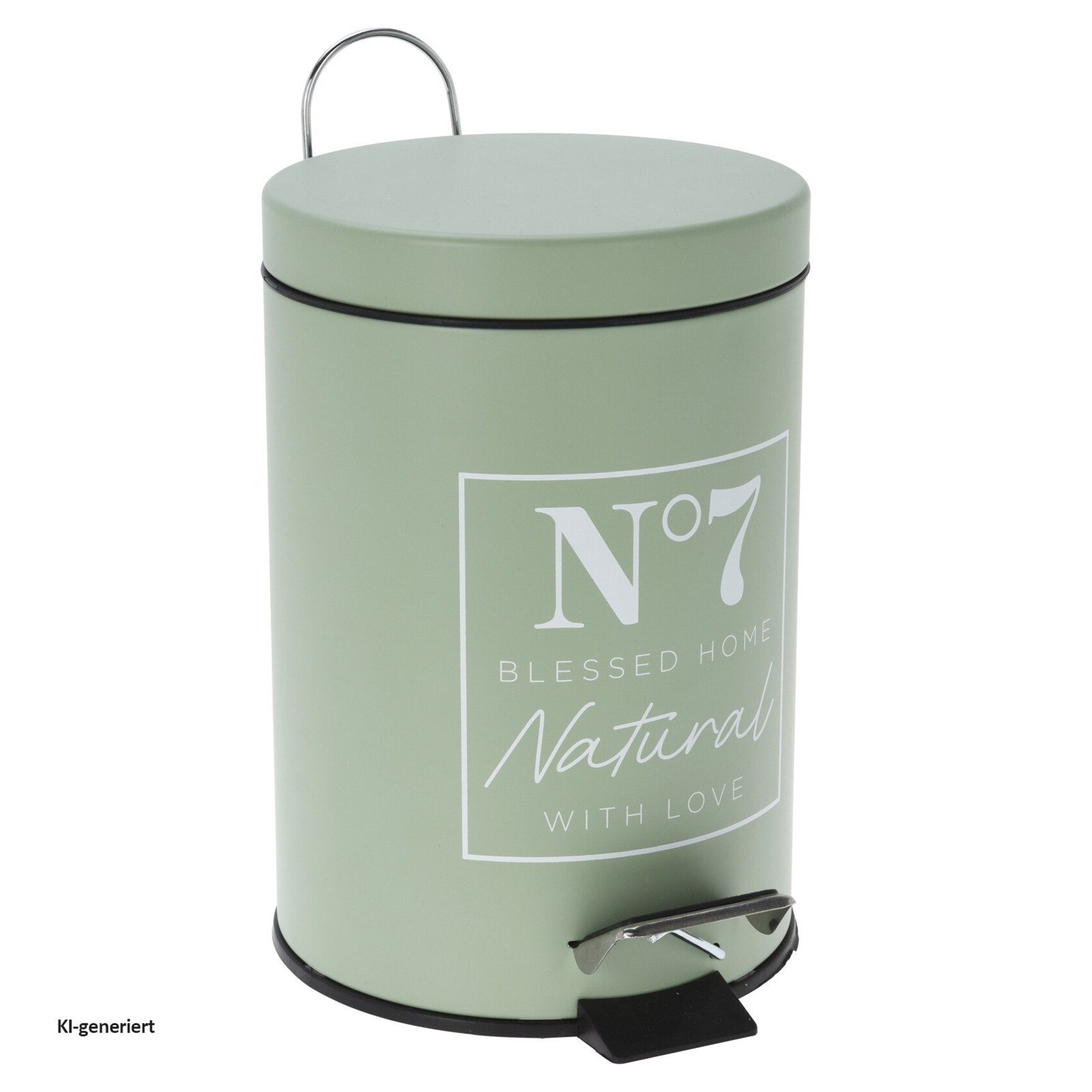HTI-Living Kosmetikeimer Kosmetikeimer 3 Liter Mülleimer, Treteimer