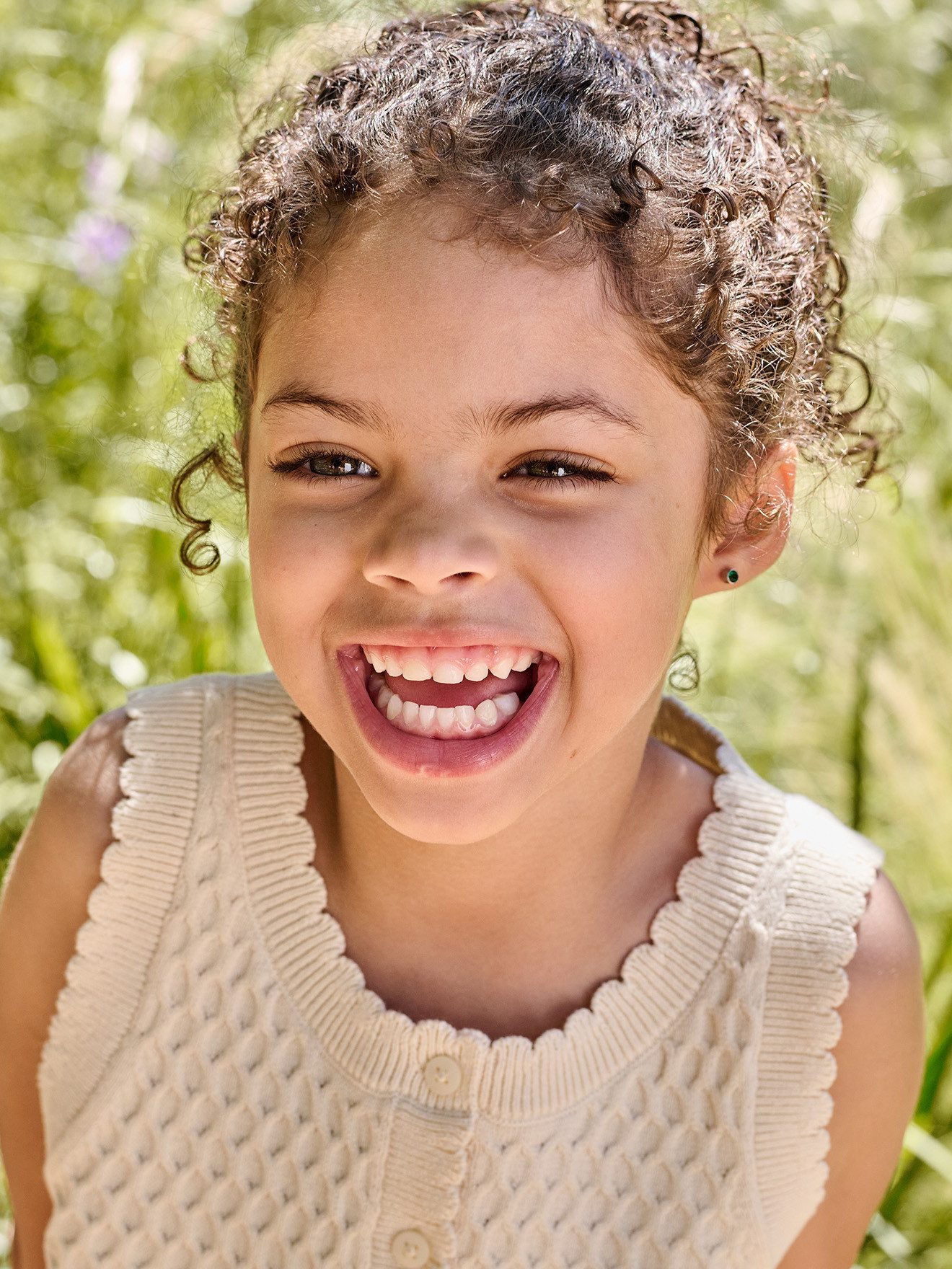 vertbaudet Strickjacke Strickweste Mädchen