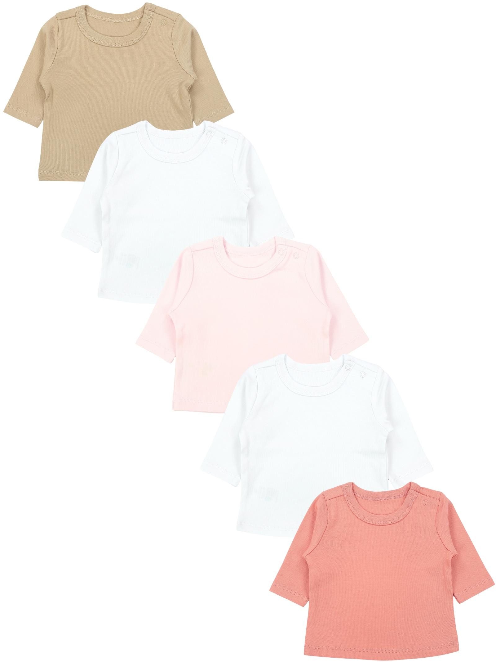 TupTam Langarmshirt TupTam Baby Mädchen Langarmshirt 5er Set