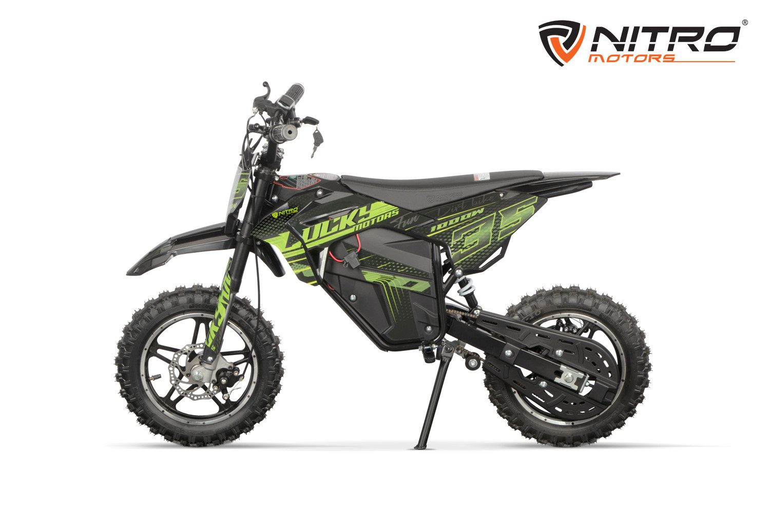 Nitro Motors Dirt-Bike 1000W Eco-Dirtbike Lucky Serie Fun
