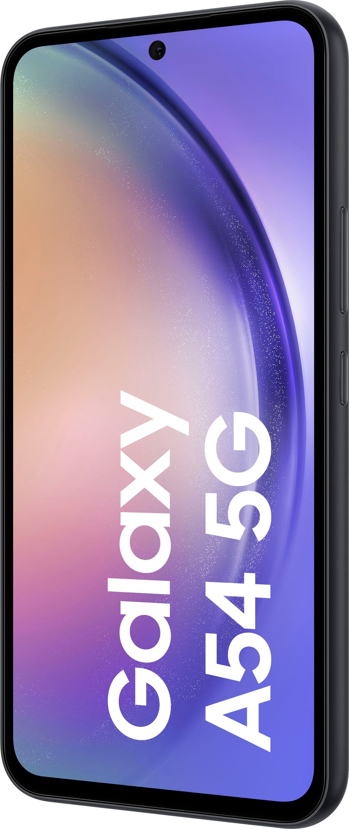 Samsung Galaxy A54 5G Smartphone schwarz Zoll, cm/6,4 128 MP Kamera) 128GB Speicherplatz, 50 (16,31 GB