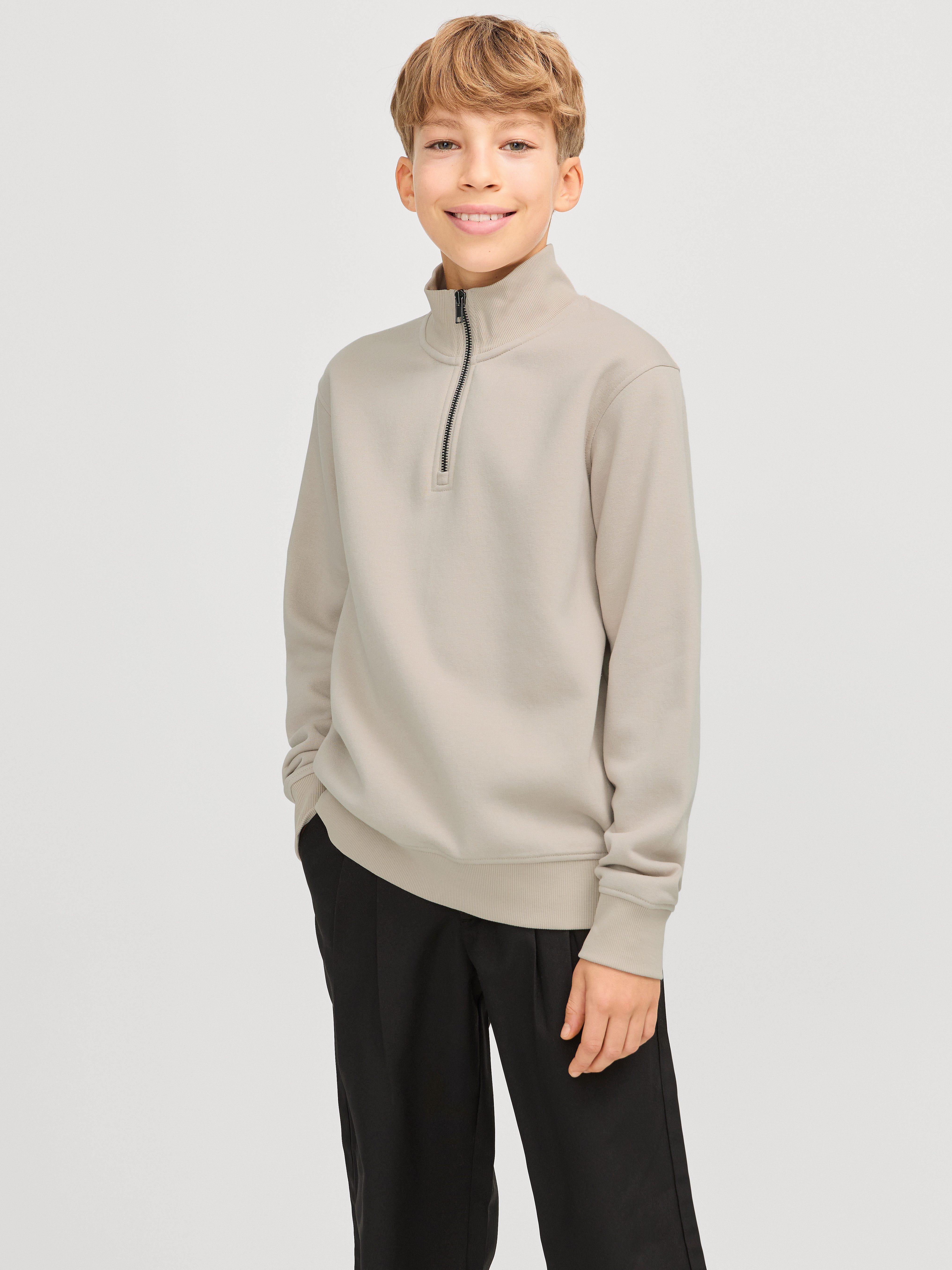 Jack & Jones Junior Sweatshirt JJEBRADLEY SWEAT HALF ZIP NOOS JNR