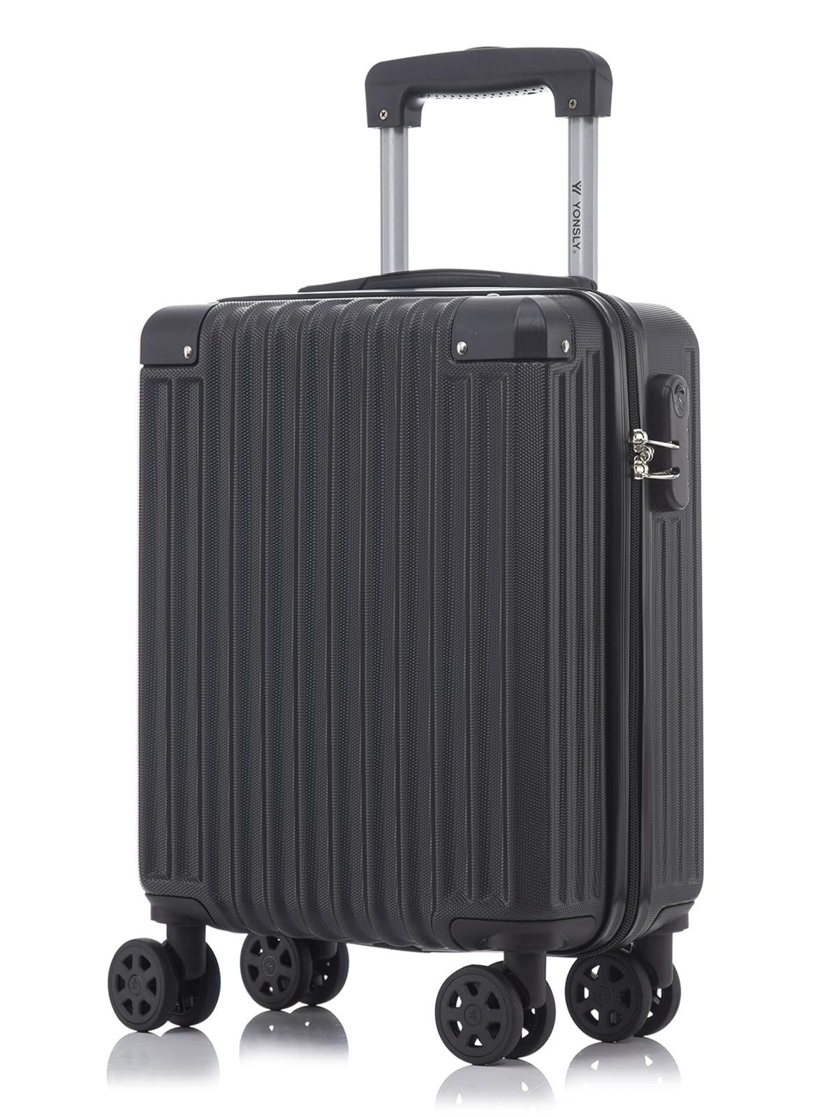 yonsly Koffer Hartschalen-Reisekoffer Trolley Handgepäck, 4 Rollen, ABS-Har günstig online kaufen