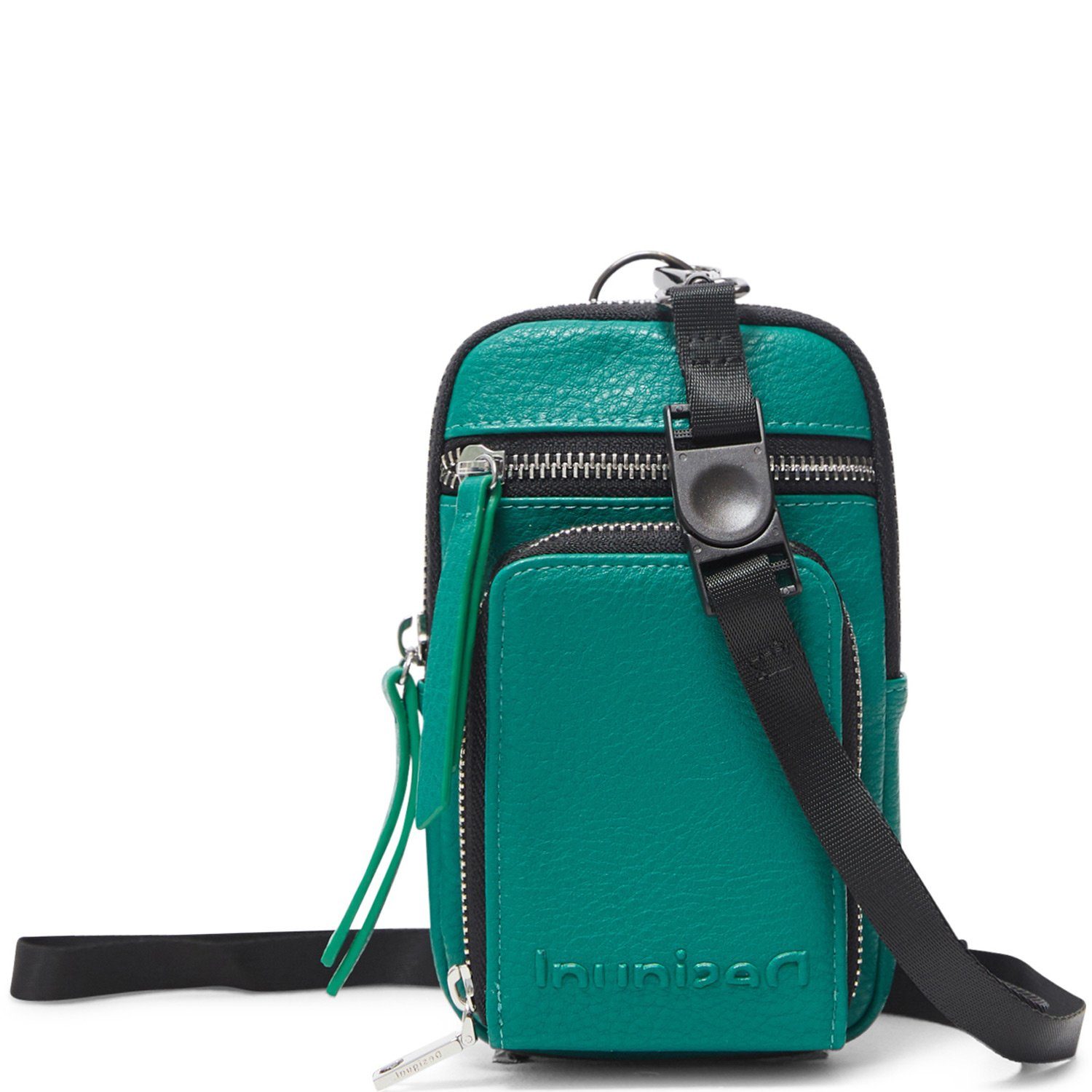 Desigual Umhängetasche Desigual Damen Geldbörse Umhängetasche Embossed Half Dafne Verde Oscur (1-tlg)