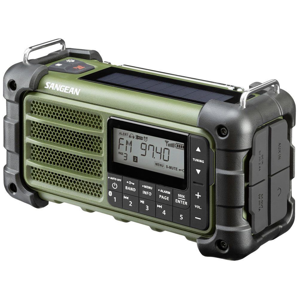 Outdoorradio MMR-99 Bluetooth® UKW, Radio MW Sangean Solarpan Sangean Notfallradio,