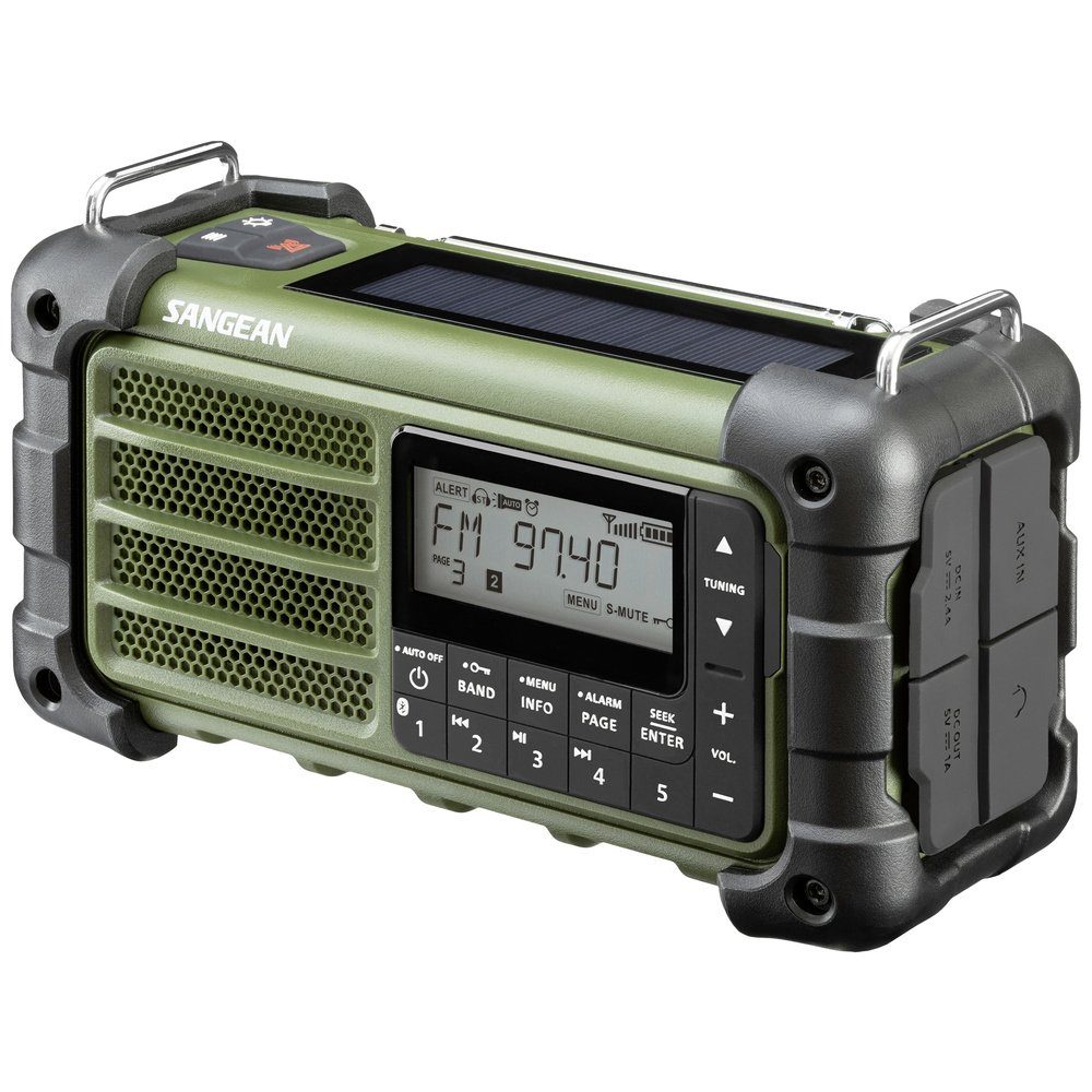 Bluetooth® MMR-99 Radio Sangean UKW, MW Notfallradio, Outdoorradio Sangean Solarpan