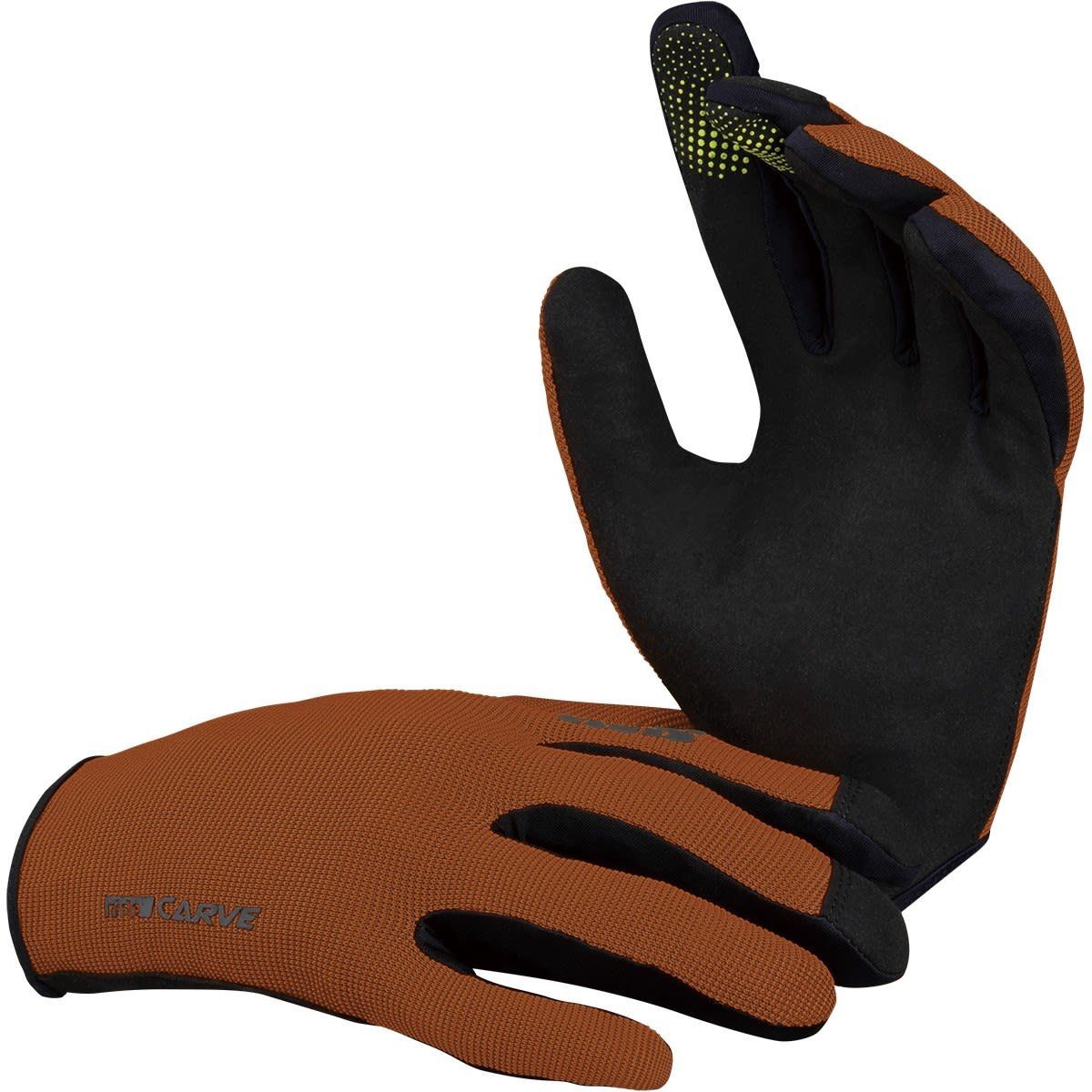 IXS Fleecehandschuhe Ixs Carve Burnt Accessoires Gloves Orange