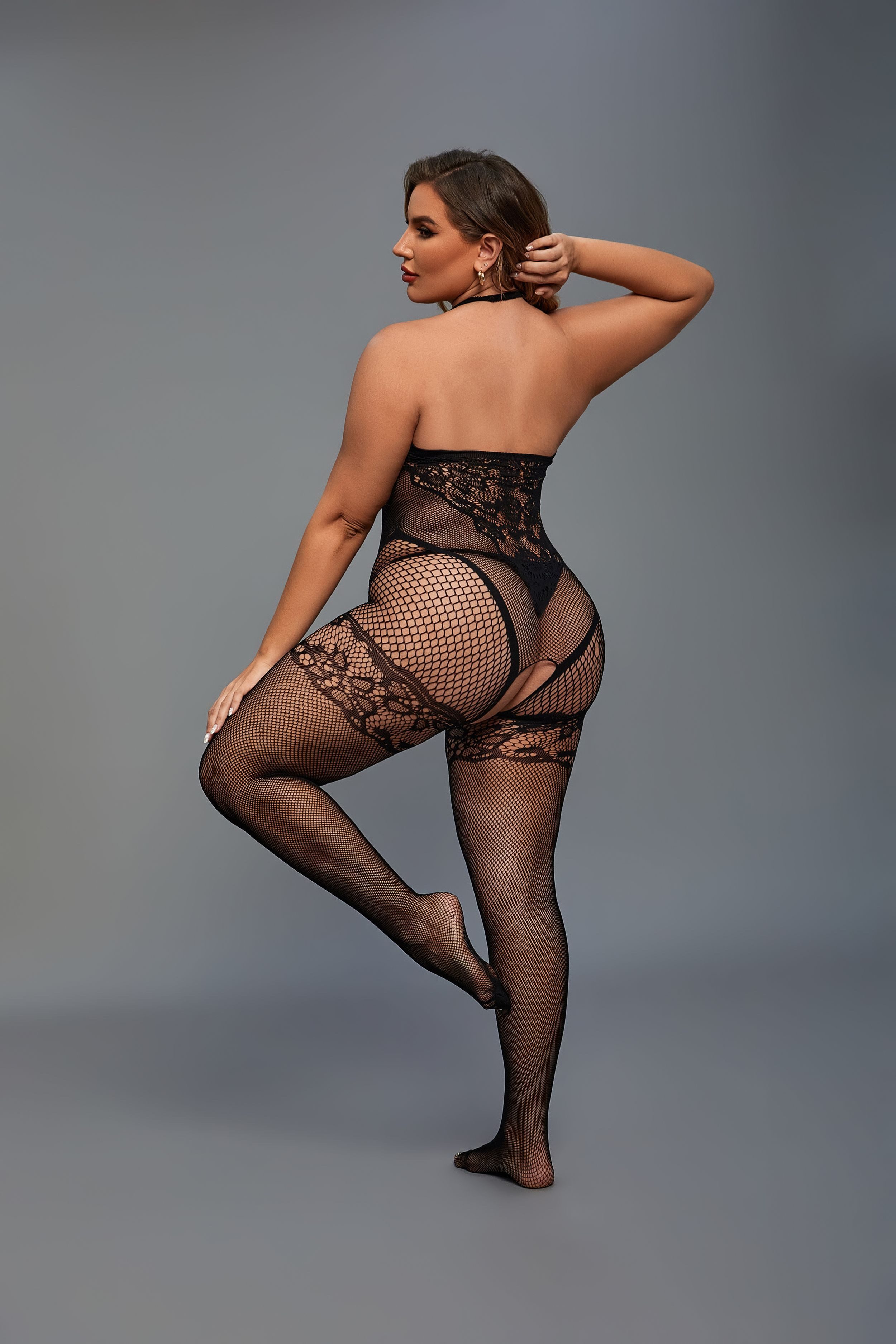 CHRISTINE LE DUC Body Catsuit Curvy - Schwarz
