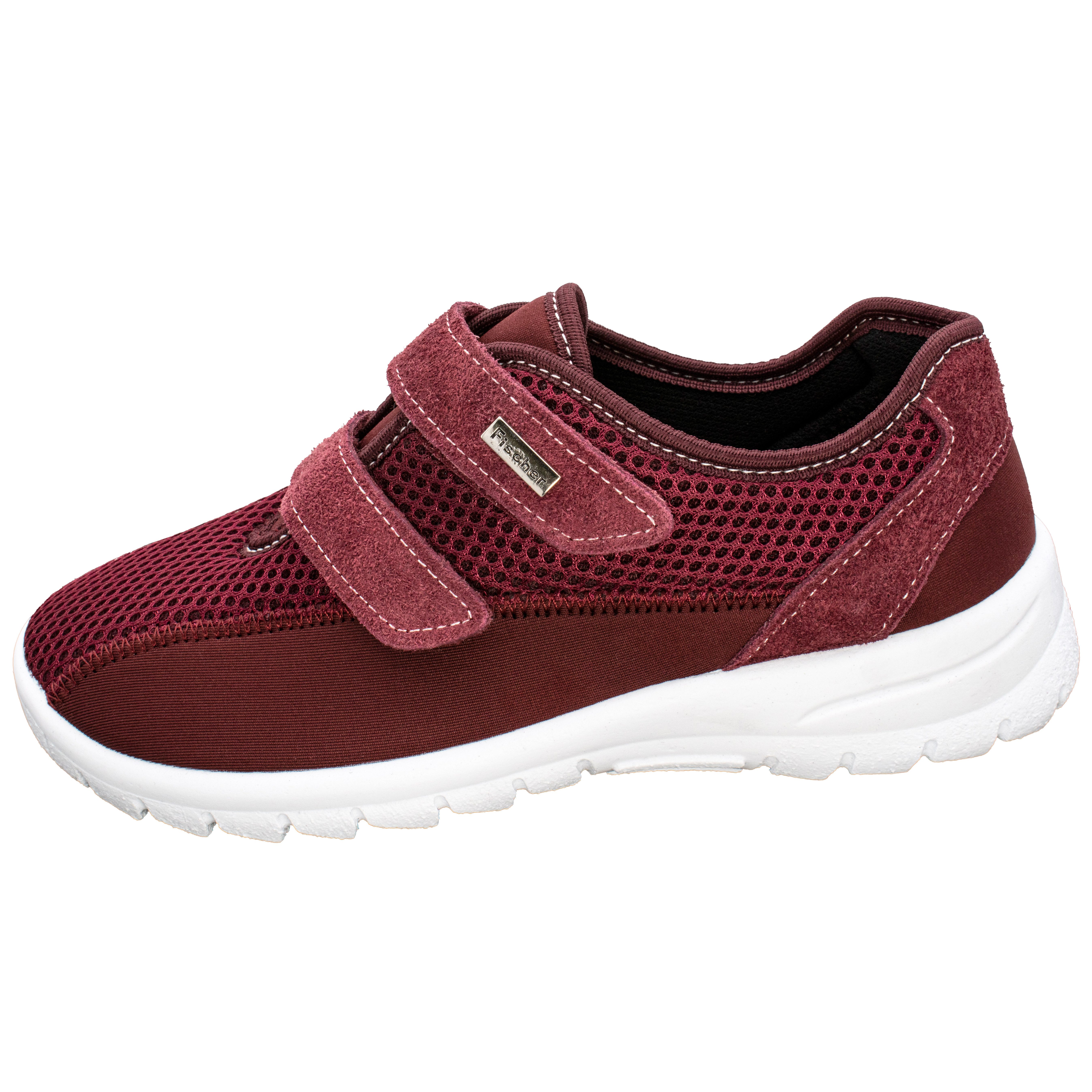 Fischer-Markenschuh Ortho Aktiv Klettschuh aus Mesh, Microtex, Weite H