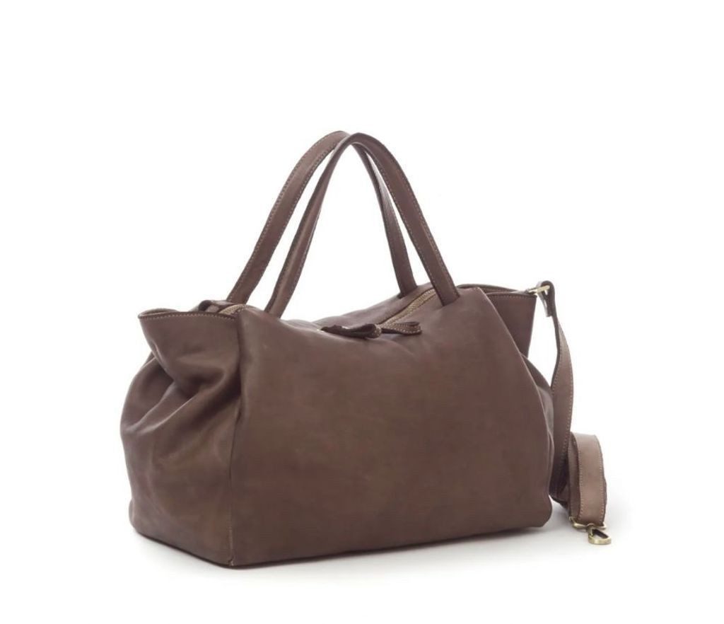 BZNA Handtasche Dianan Designer Tasche Ledertasche kurze Tragegriffe - Vintage, weiches Leder
