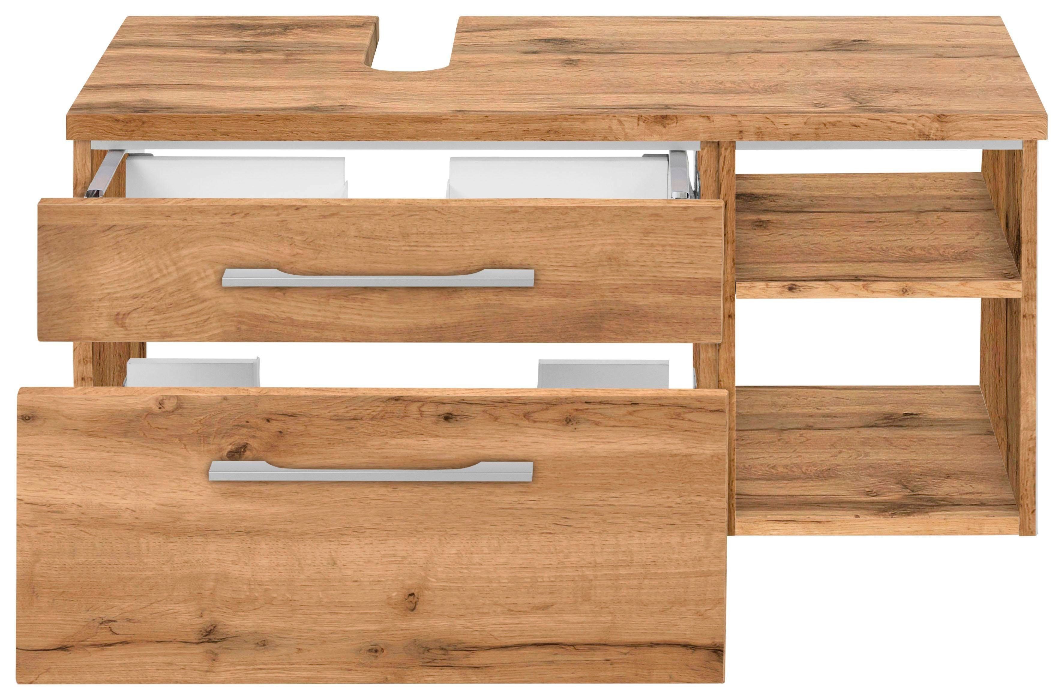 welltime Waschbeckenunterschrank Davos Breite 90 cm