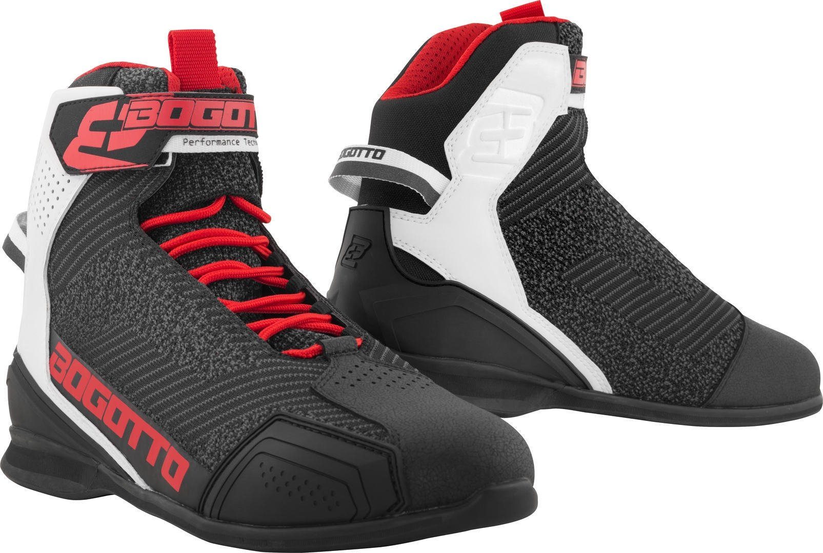 Bogotto Tokyo perforierte Motorrad Schuhe Motorradstiefel günstig online kaufen
