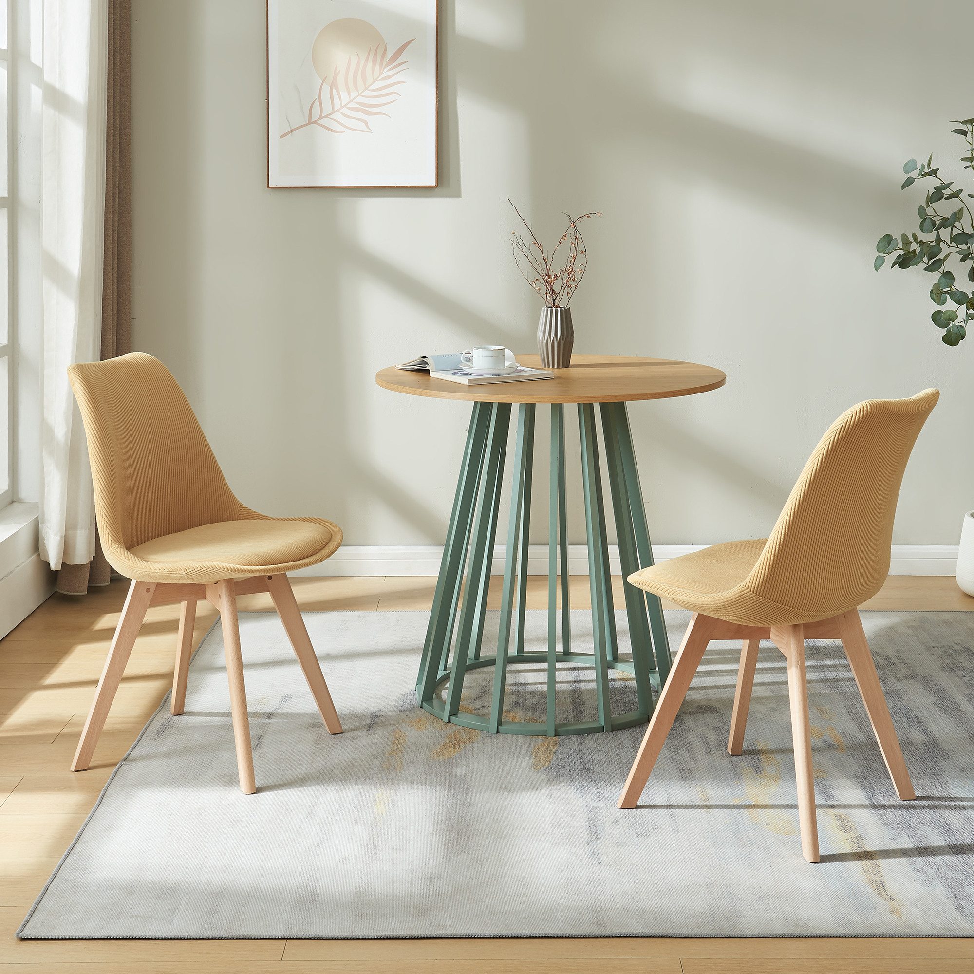 en.casa Esszimmerstuhl (Set, 2 St), »Fläten« günstig online kaufen