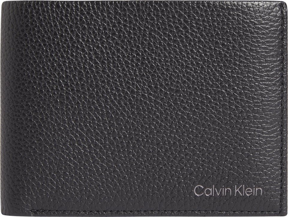 Calvin Klein Geldbörse WARMTH TRIFOLD 10CC W/COIN L, aus Leder