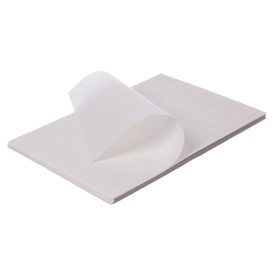 wisefood Kraftpapier Pergamentpapier - 50 x 37,5 cm - weiß/gebleicht