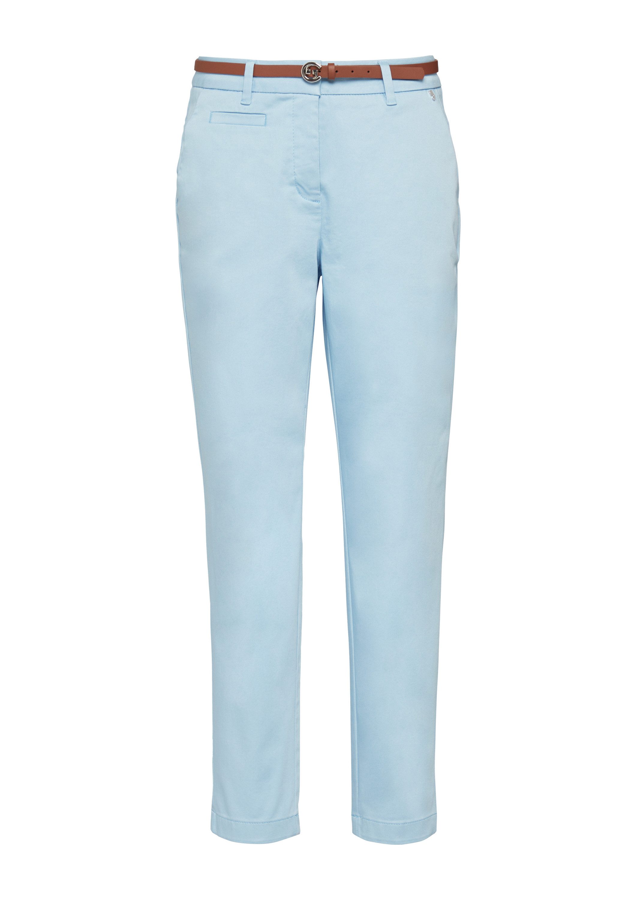 comma Chinos Hose Chinohose mit Gürtel günstig online kaufen