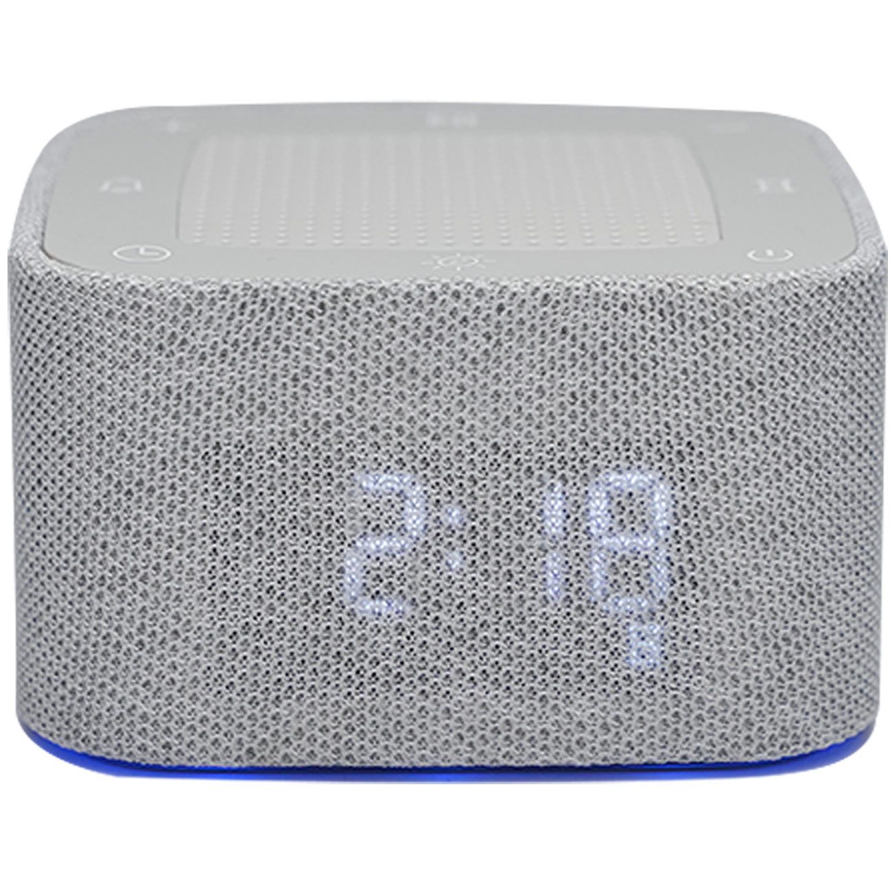shop'n smile ideoon Wecker 2W White-Noise Wecker Bluetooth-Lautsprecher & RGB Nachtlicht USB 800mAh-Akku Auto-Off-Timer & Snooze Funktion dimmbares Display – Bild 3 von 5