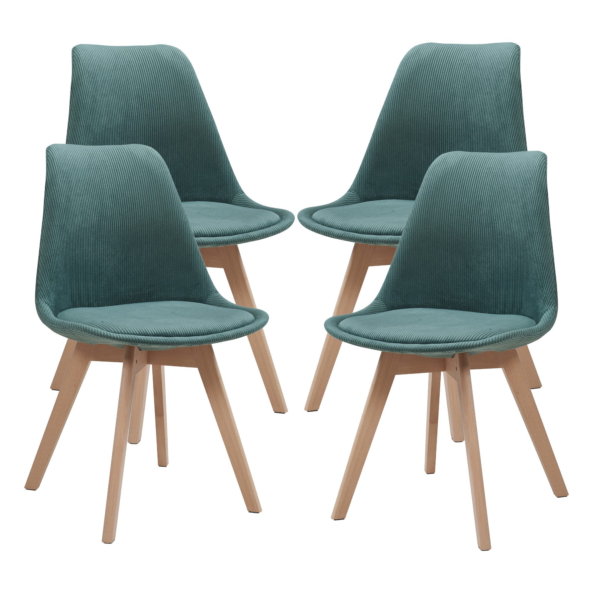 en.casa Esszimmerstuhl (Set, 4 St), »Fläten« günstig online kaufen