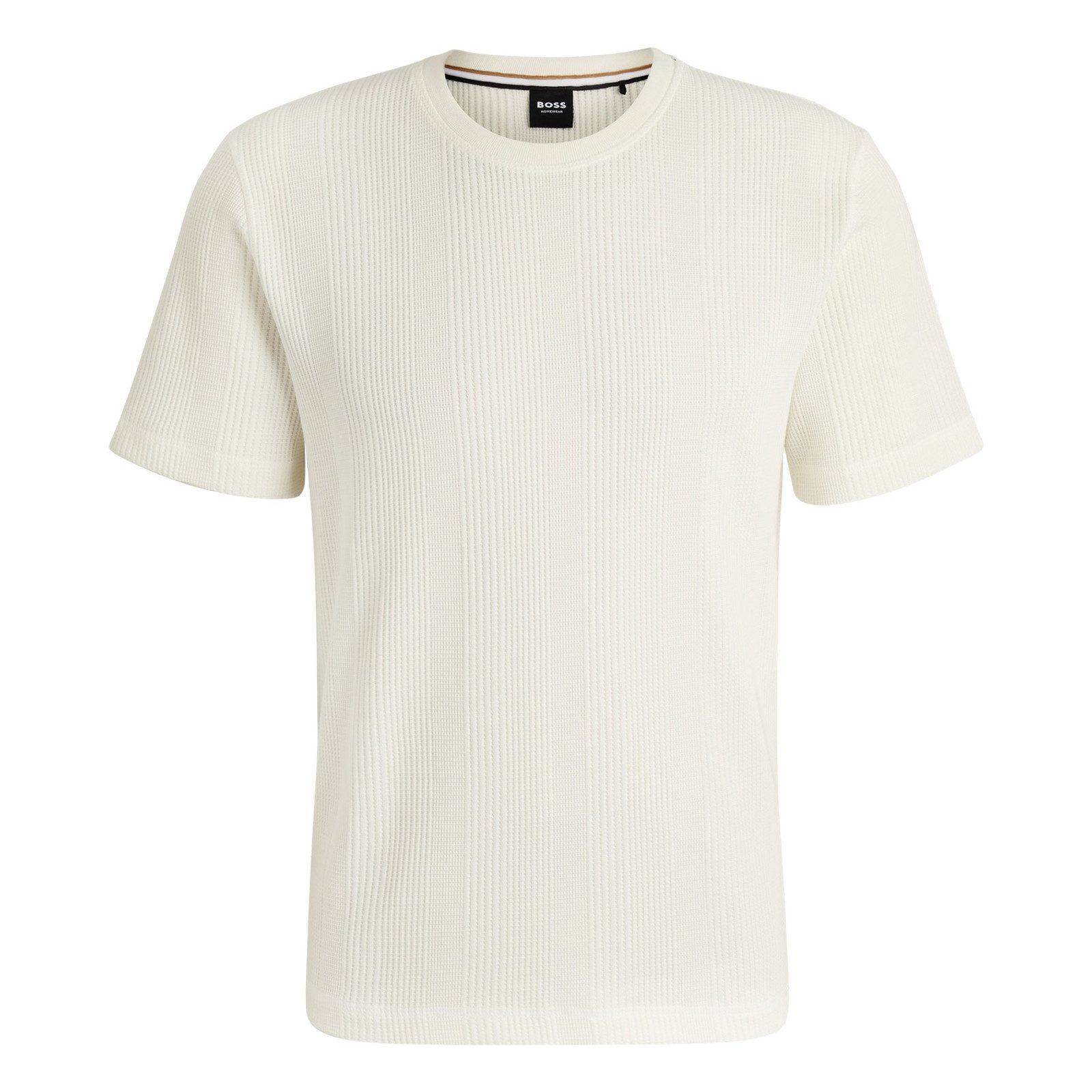 BOSS Kurzarmshirt Structure T-Shirt kurzärmelig günstig online kaufen