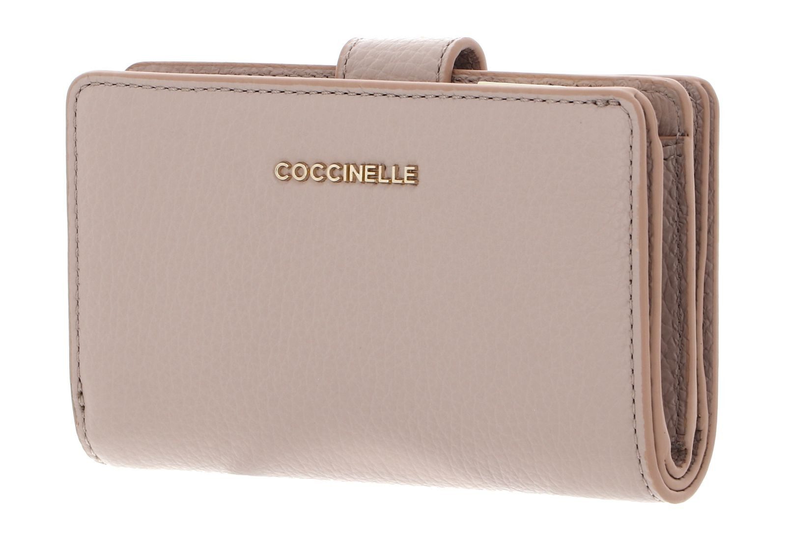 COCCINELLE Geldbörse Mini Wallet Grained Leather, aus echtem Rindsleder günstig online kaufen