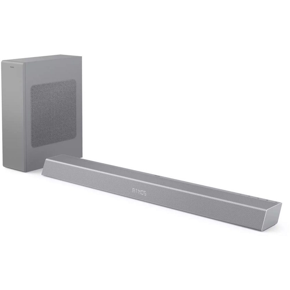 Philips TAB8505/10 - Soundbar & Subwoofer - silber Soundbar